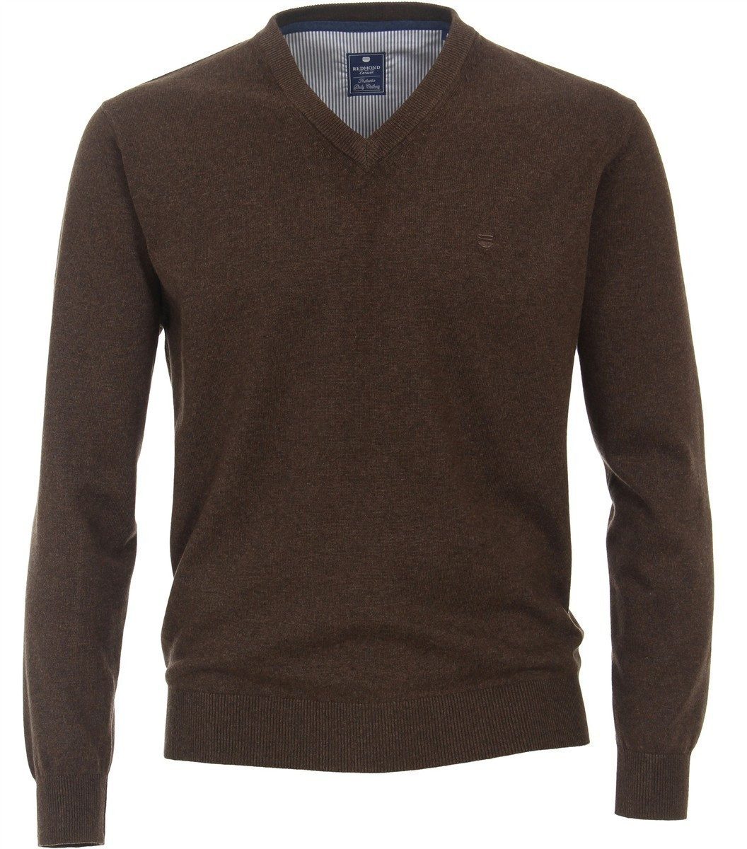 Redmond V-Ausschnitt-Pullover REDMOND Casual Herren Pullover Langarm V-Neck günstig online kaufen