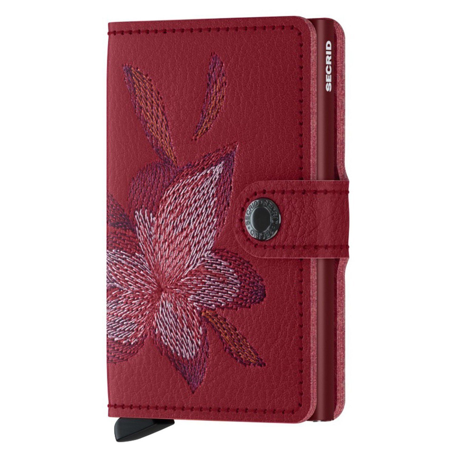 SECRID Geldbörse Stitch Miniwallet - Geldbörse RFID 6.5 cm (1-tlg) magnolia rosso