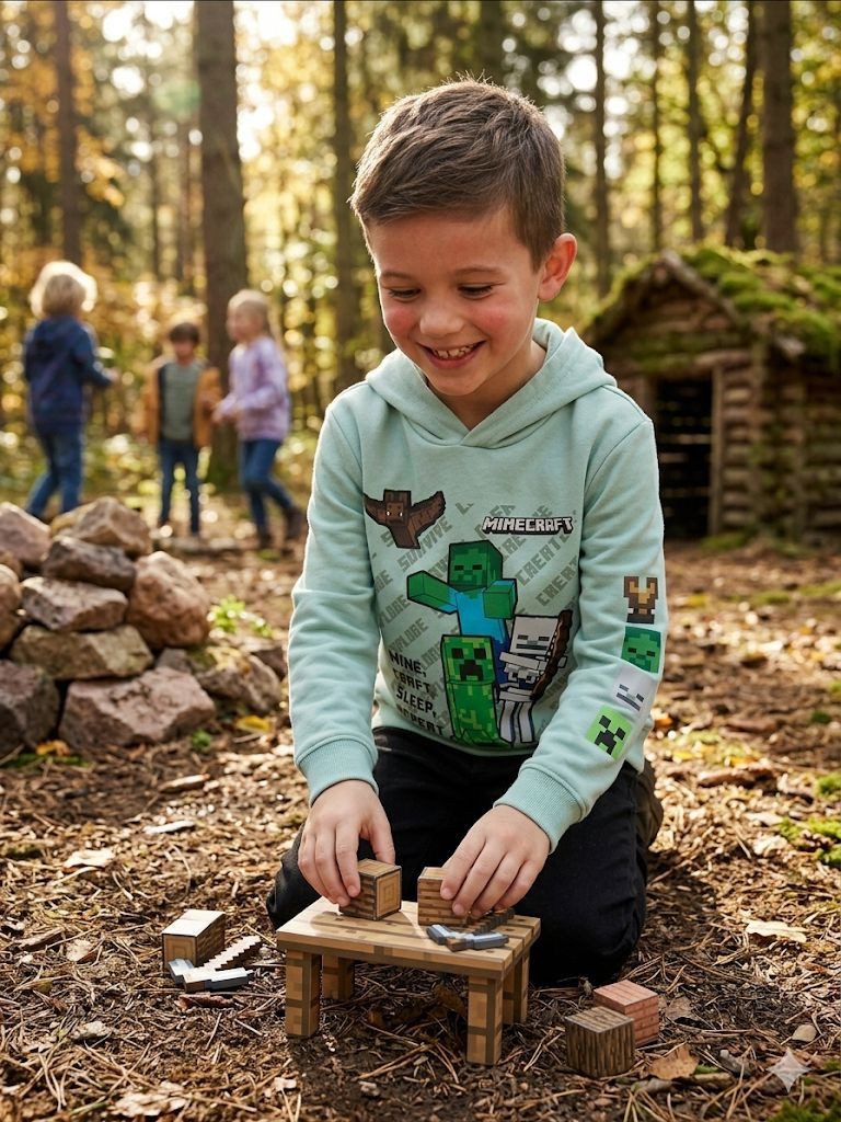 Minecraft Kapuzensweatshirt Minecraft Hoodie Kinder Kapuzenpullover Jungen 6 7 8 9 10 11 12 Jahre Minecraft Kinder Sweatshirt mit Kapuze