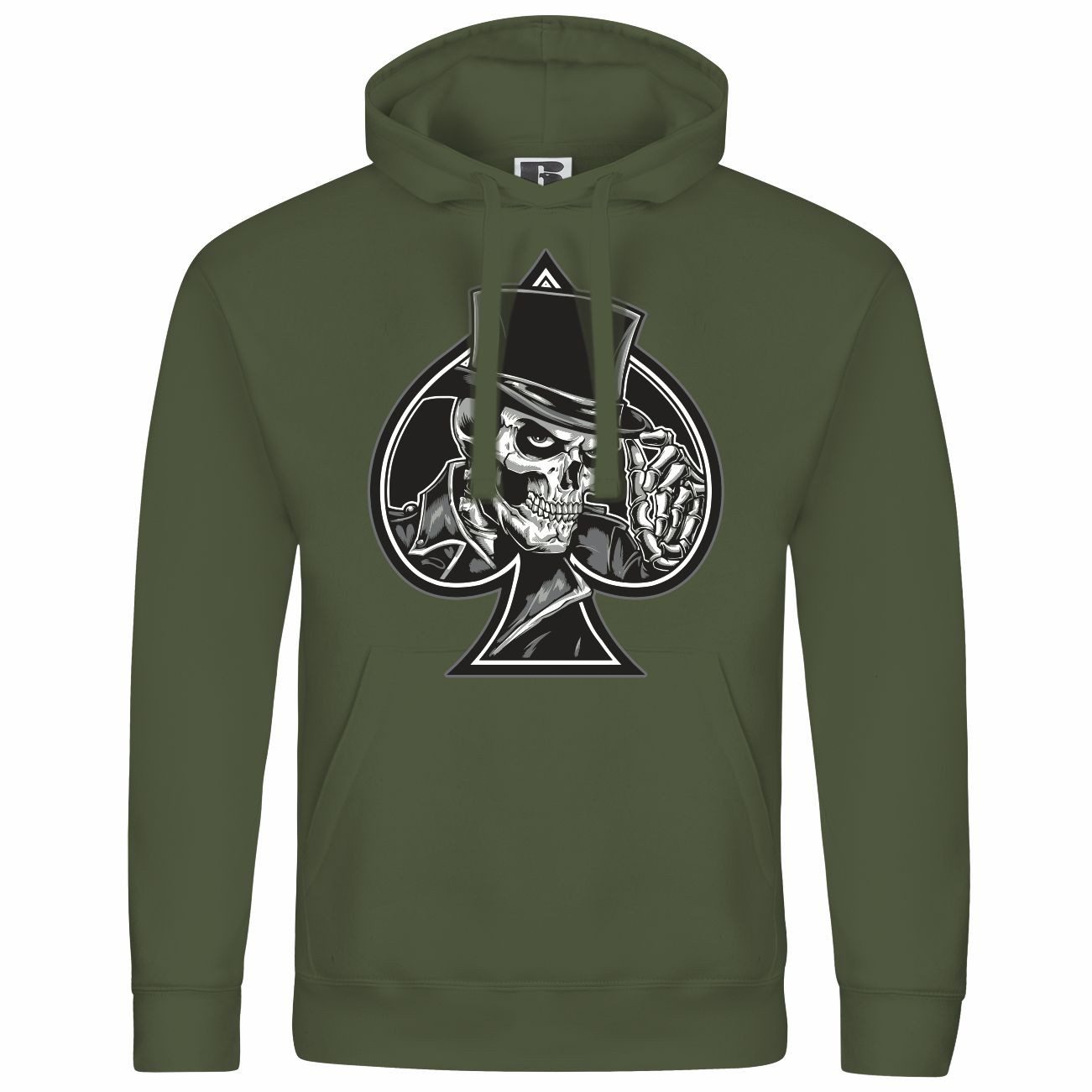 deinshirt Kapuzenpullover Herren Kapuzenpullover Alte Schule Mit Print Motiv, Grafik