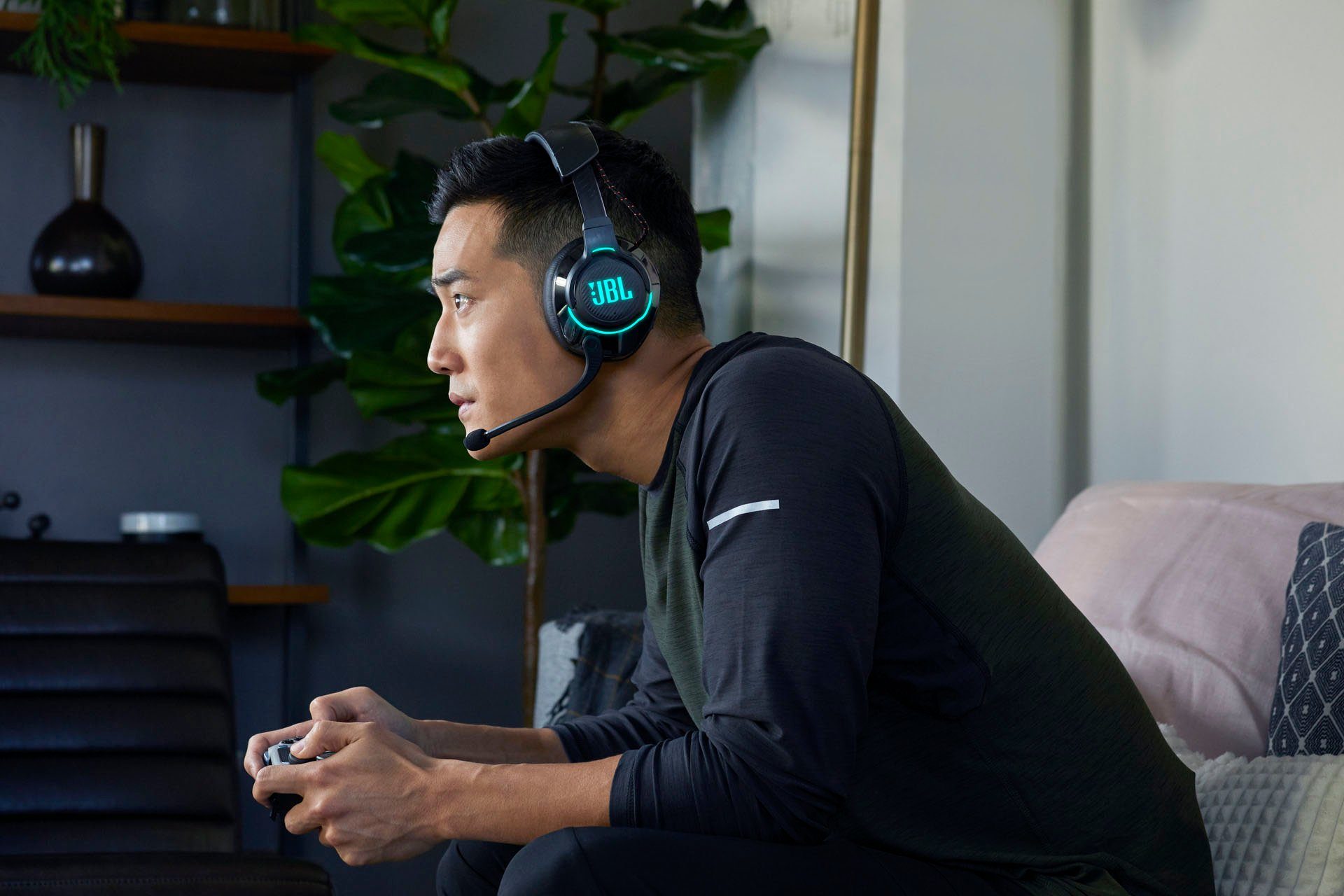 JBL Quantum 810 Gaming-Headset (Active Noise Cancelling (ANC), Geräuschisolierung, Bluetooth, WLAN (WiFi)
