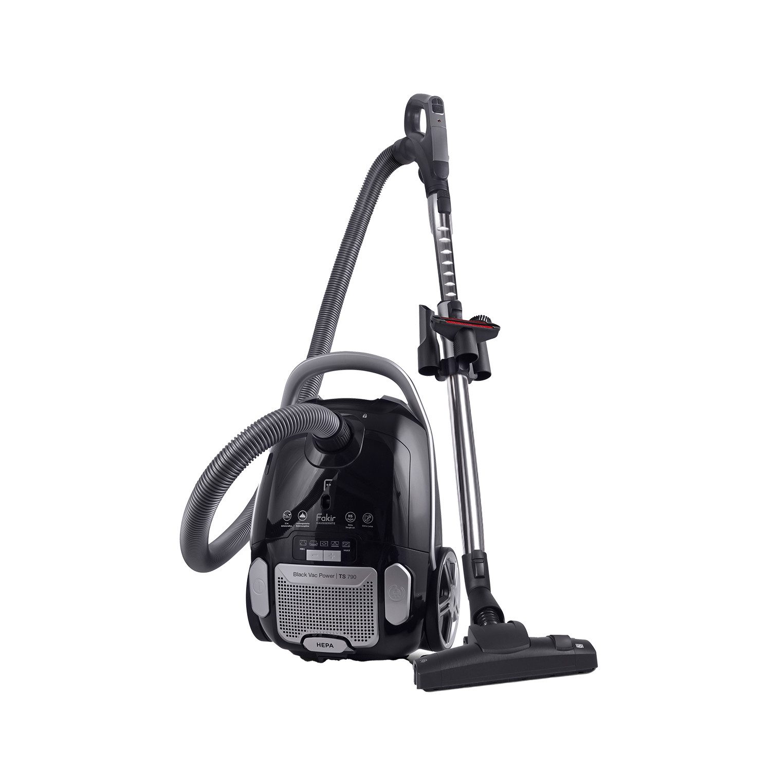 FAKIR Bodenstaubsauger FAKIR Staubsauger Black Vac Power TS790, 800 W, mit Beutel