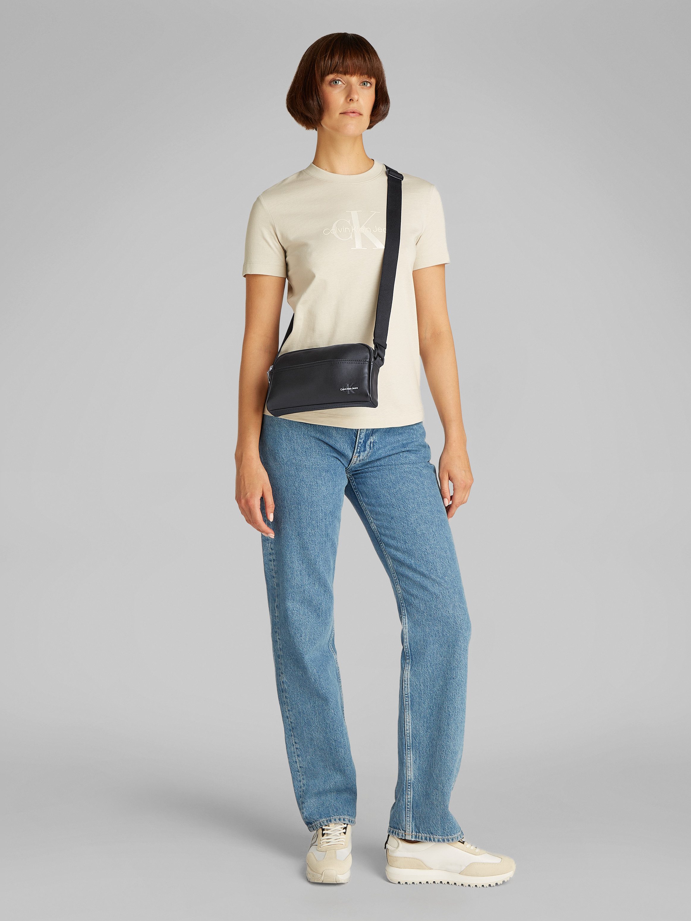 Calvin Klein Jeans Mini Bag MONO LOGO CAMERA BAG 22, Umhängetasche klein, S günstig online kaufen