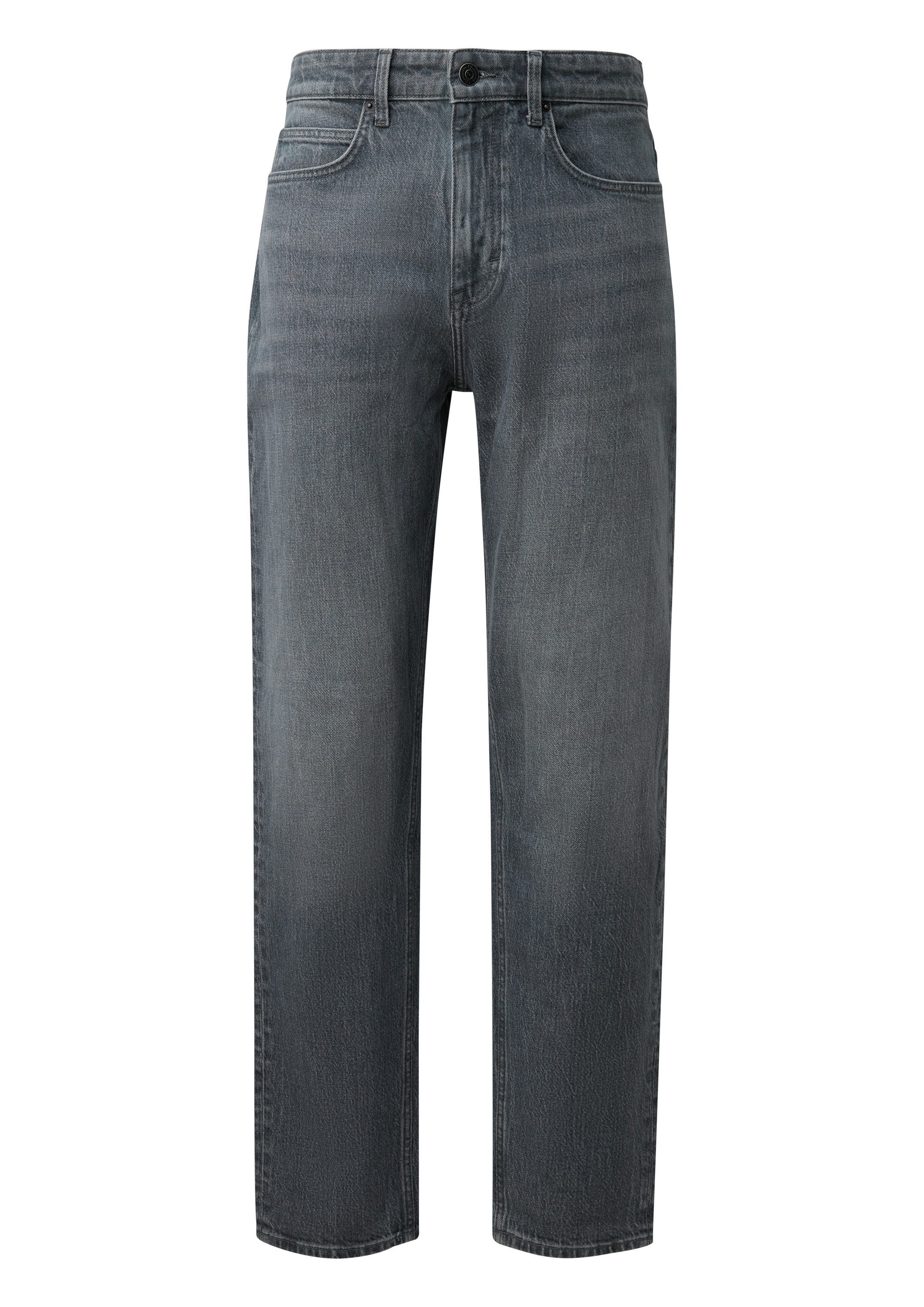 QS Regular-fit-Jeans Jeans-Hose Denim Devon / Relaxed Fit / Mid Rise / Tapered Leg