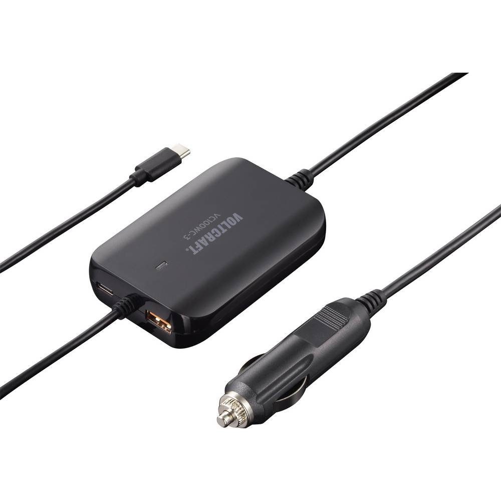 VOLTCRAFT Kfz-USB-C®-Ladeadapter 100 W VC-12380810 USB-Ladegerät (USB Power Delivery (USB-PD)