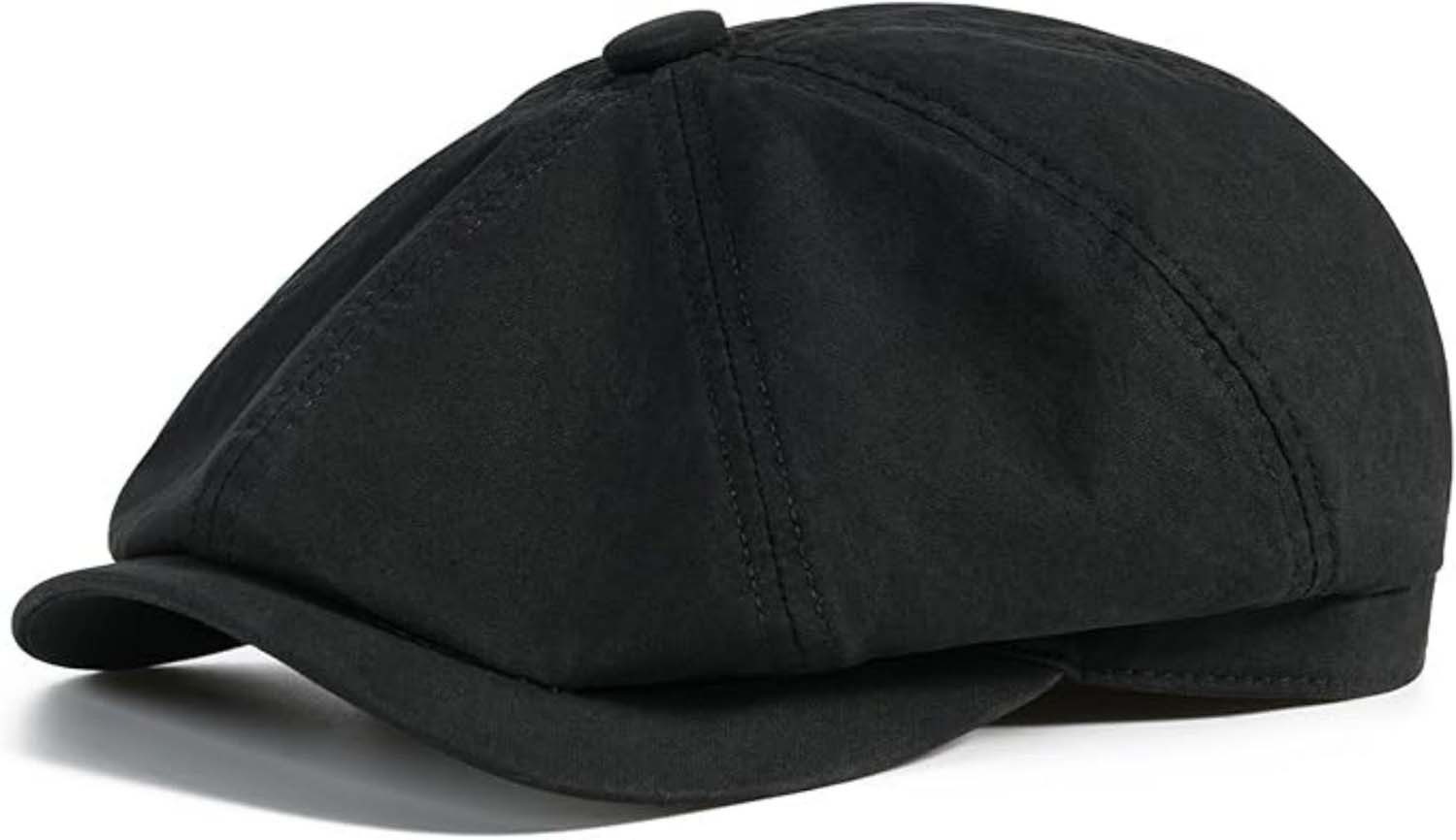 Zaewry Schirmmütze Herren Schiebermütze Damen Baumwolle Newsboy Cap – Bild 4 von 5