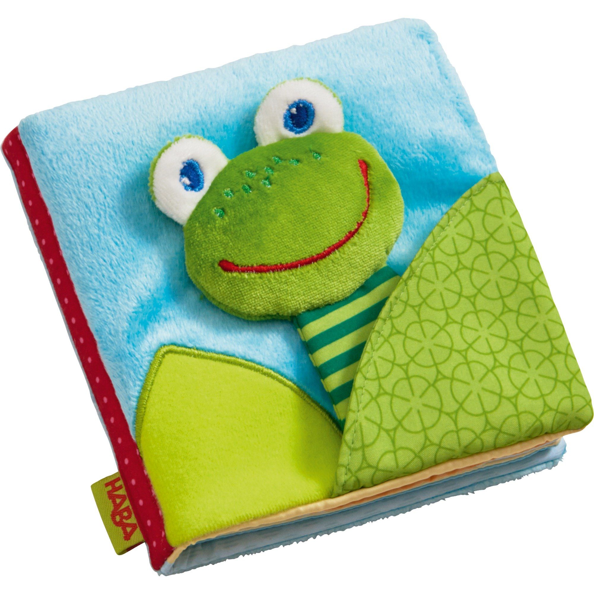 Haba Lernspielzeug HABA Stoffbuch Zauberfrosch, Lernbuch