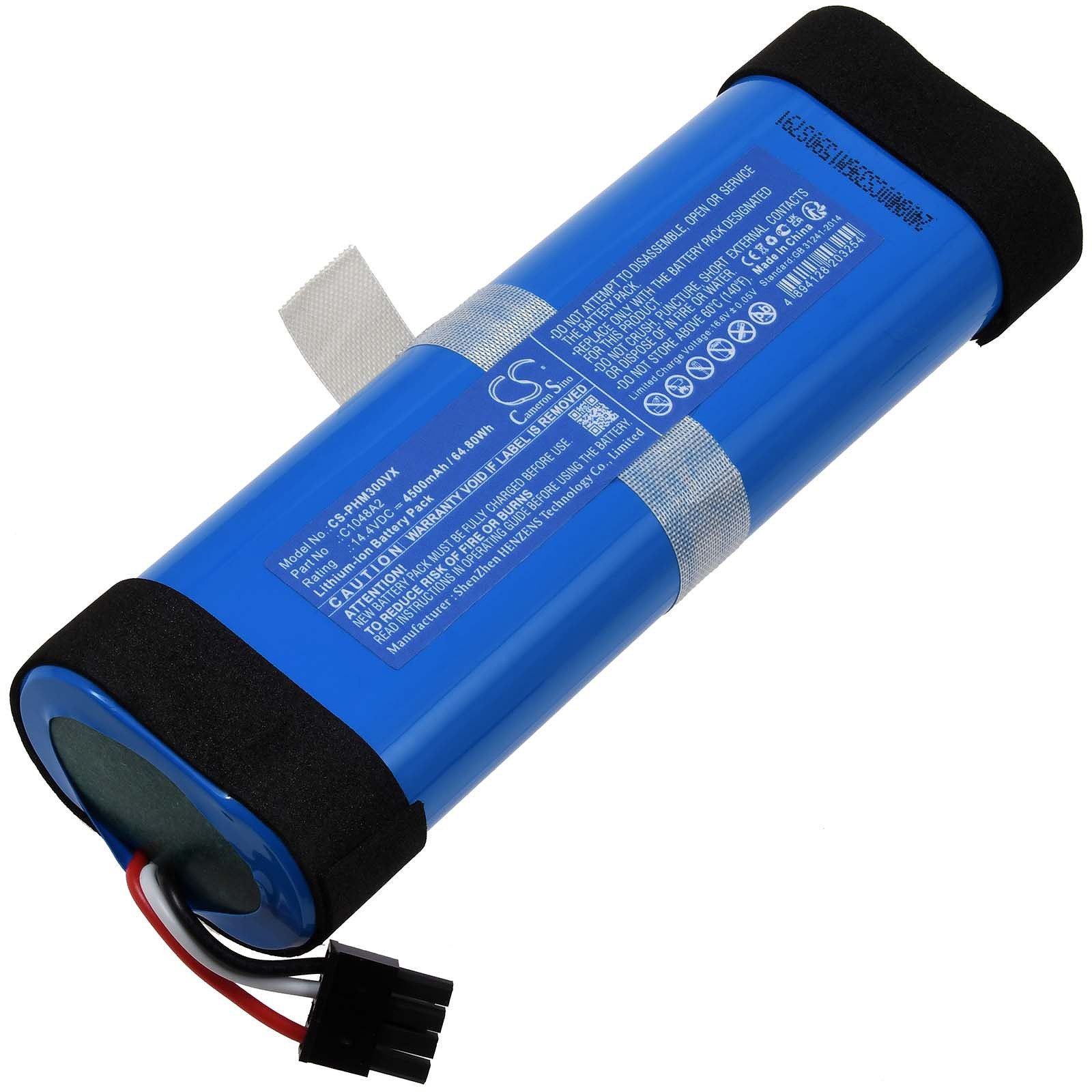 Powery Akku für Philips Typ C1048A2 Staubsauger-Akku 4500 mAh (14.4 V)