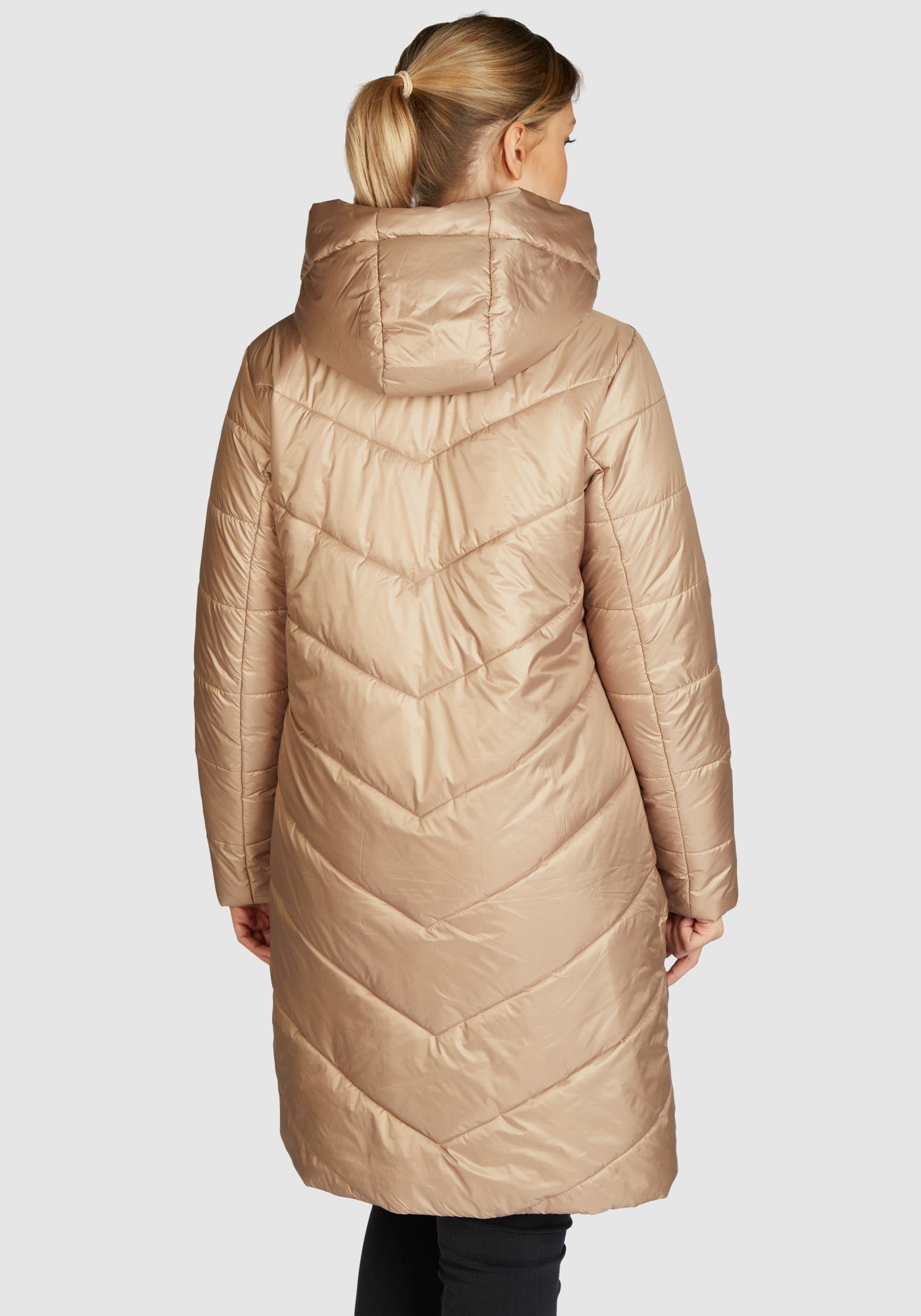 NAVIGAZIONE Wintermantel im glänzenden Design – Bild 3 von 5