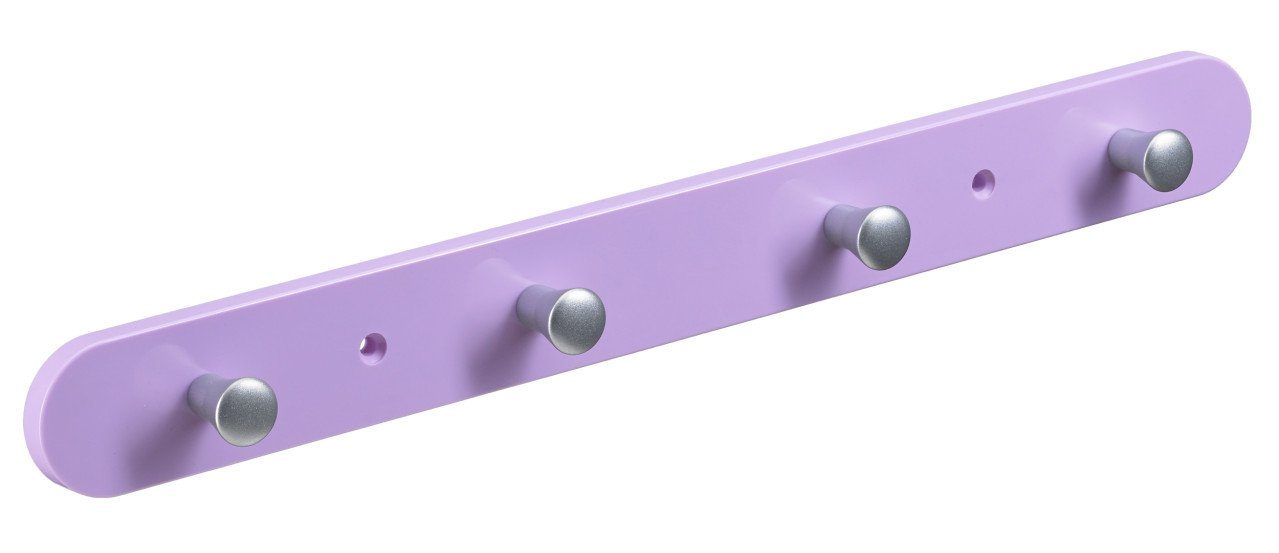 Hettich Garderobenleiste Hettich Garderobenleiste 4 Haken 38,0 x 4,0 x 0,8