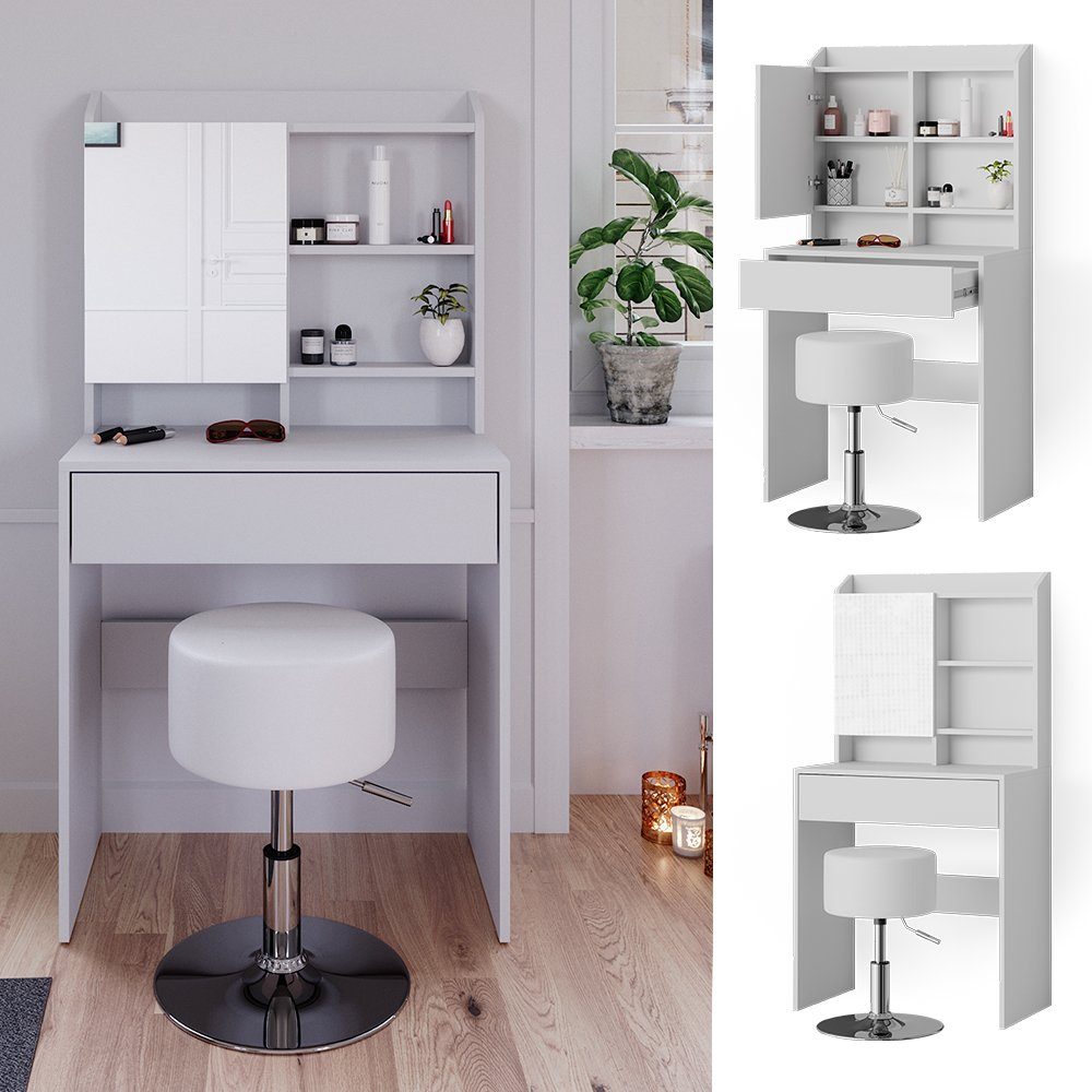 Vicco Schminktisch Laura, Weiß, 70 cm günstig online kaufen