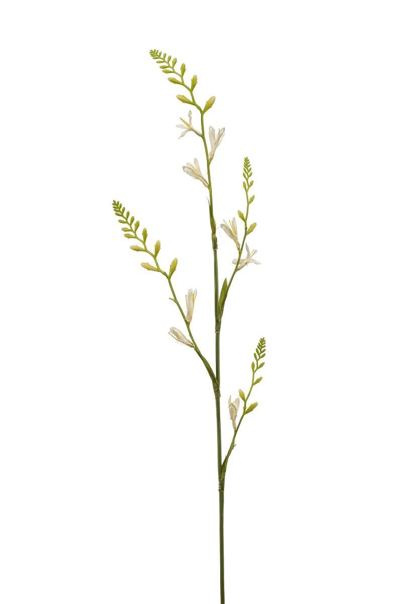 Kunstzweig Künstliche Montbretie Katheryn, Creme, 90cm Montbretie, artplants, Höhe 90.0 cm