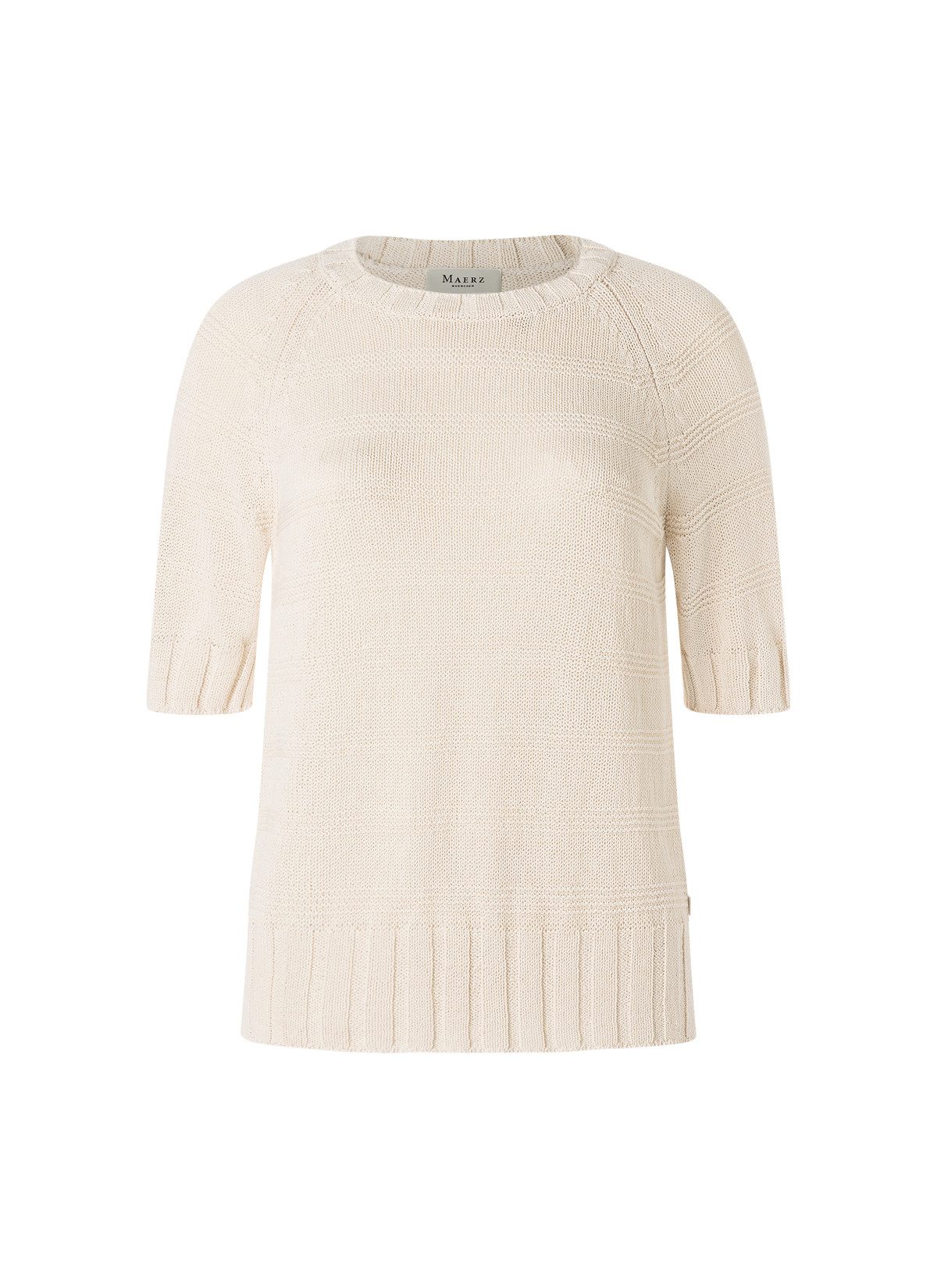 MAERZ Muenchen Wollpullover Pullover Rundhals 1/