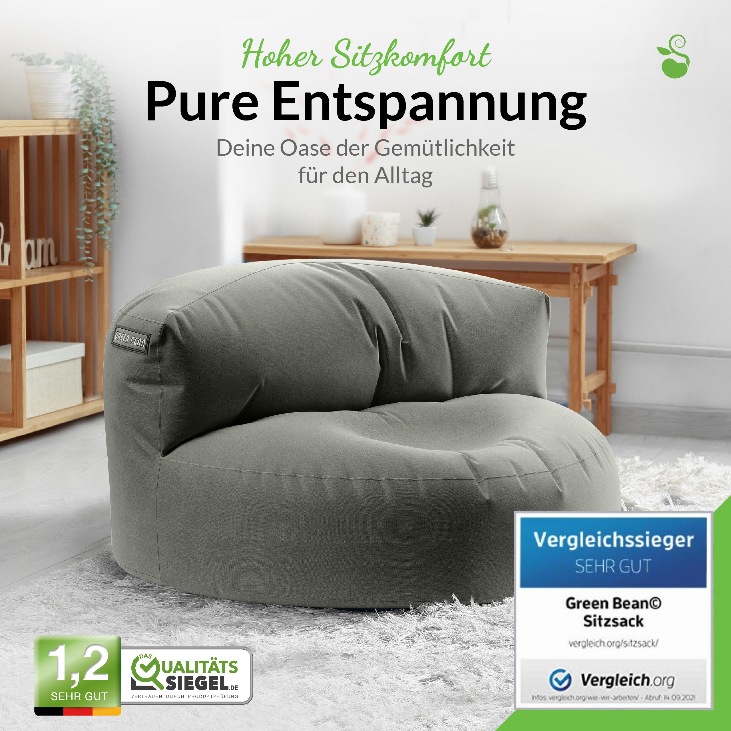 Green Bean Sitzsack Indoor & Outdoor günstig online kaufen