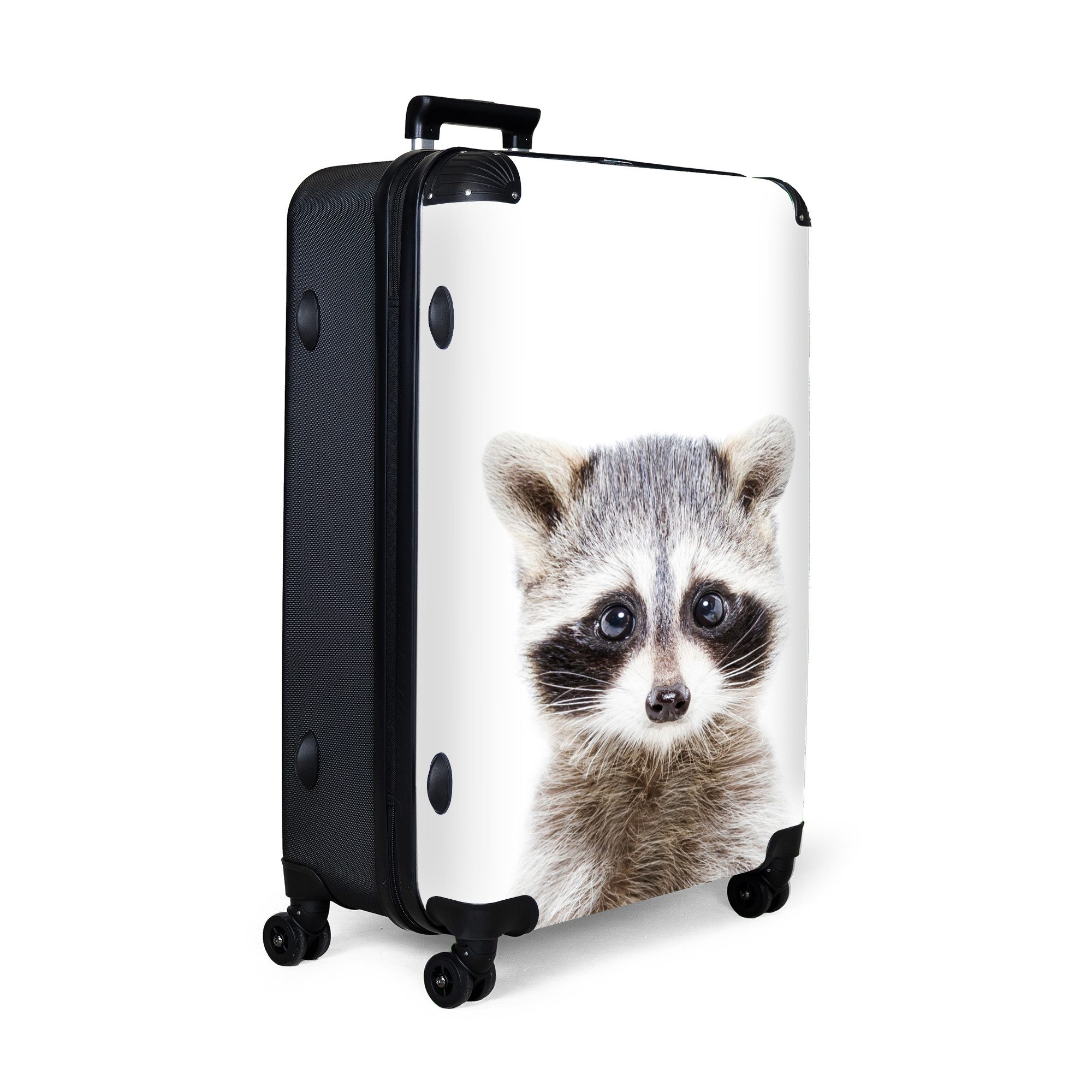 NoBoringSuitcases.com© Hartschalen-Trolley Waschbär - Tiere - günstig online kaufen