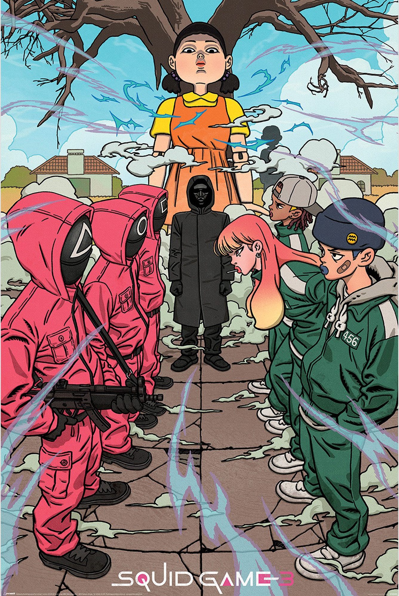 Poster Squid Game 3 - Bazbon - Poster 61x91,5 cm