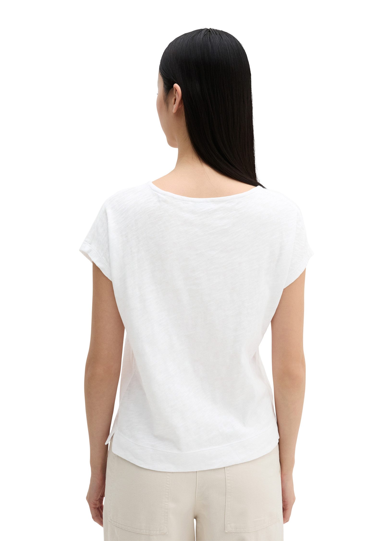 Marc O'Polo T-Shirt regular aus weichem Baumwoll-Slub-Jersey – Bild 3 von 5
