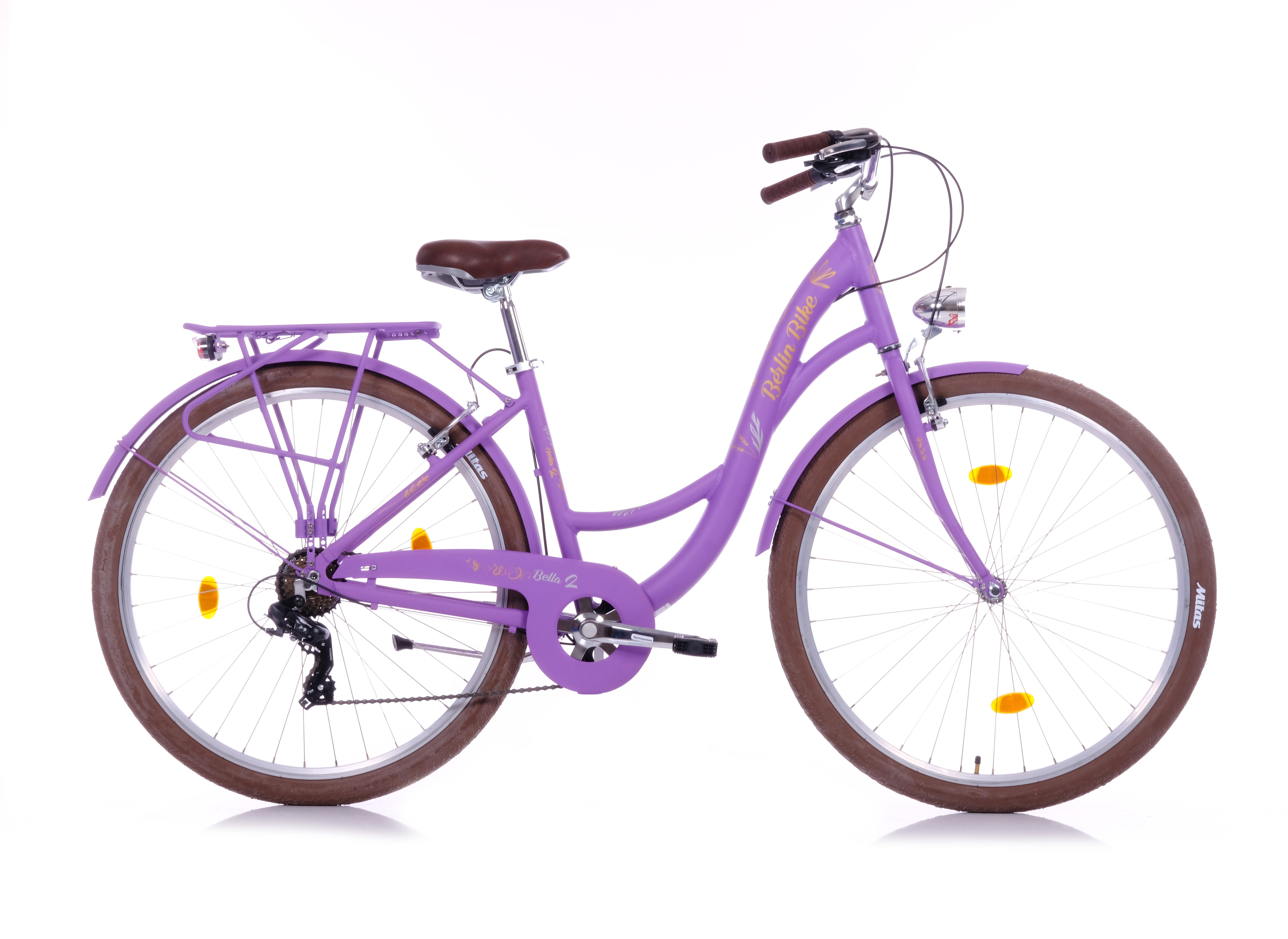 BERLIN BIKE Cityrad Bella 2 – 28 Zoll Damen Hollandrad mit Shimano 7-Gang, RD-TY300 Schaltwerk, (elegantes retro-fahrrad mit robustem aluminiumrahmen und starken v-bremsen), mit 28" x 2,00" luftreifen – perfekt für stadt & alltag