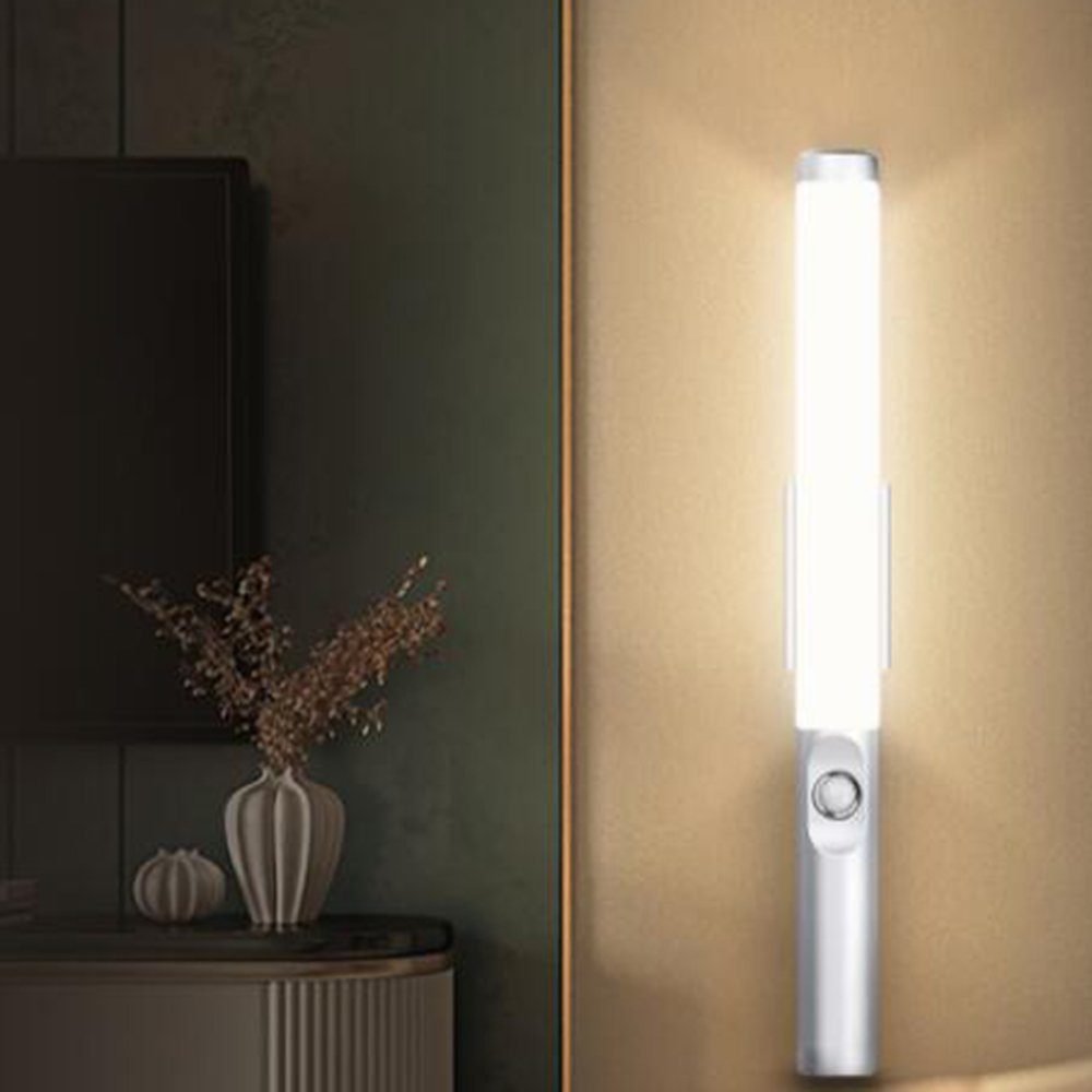 GelldG LED Unterbauleuchte LED Bewegungsmelder, USB Schrankbeleuchtung Licht mit Wiederaufladbar