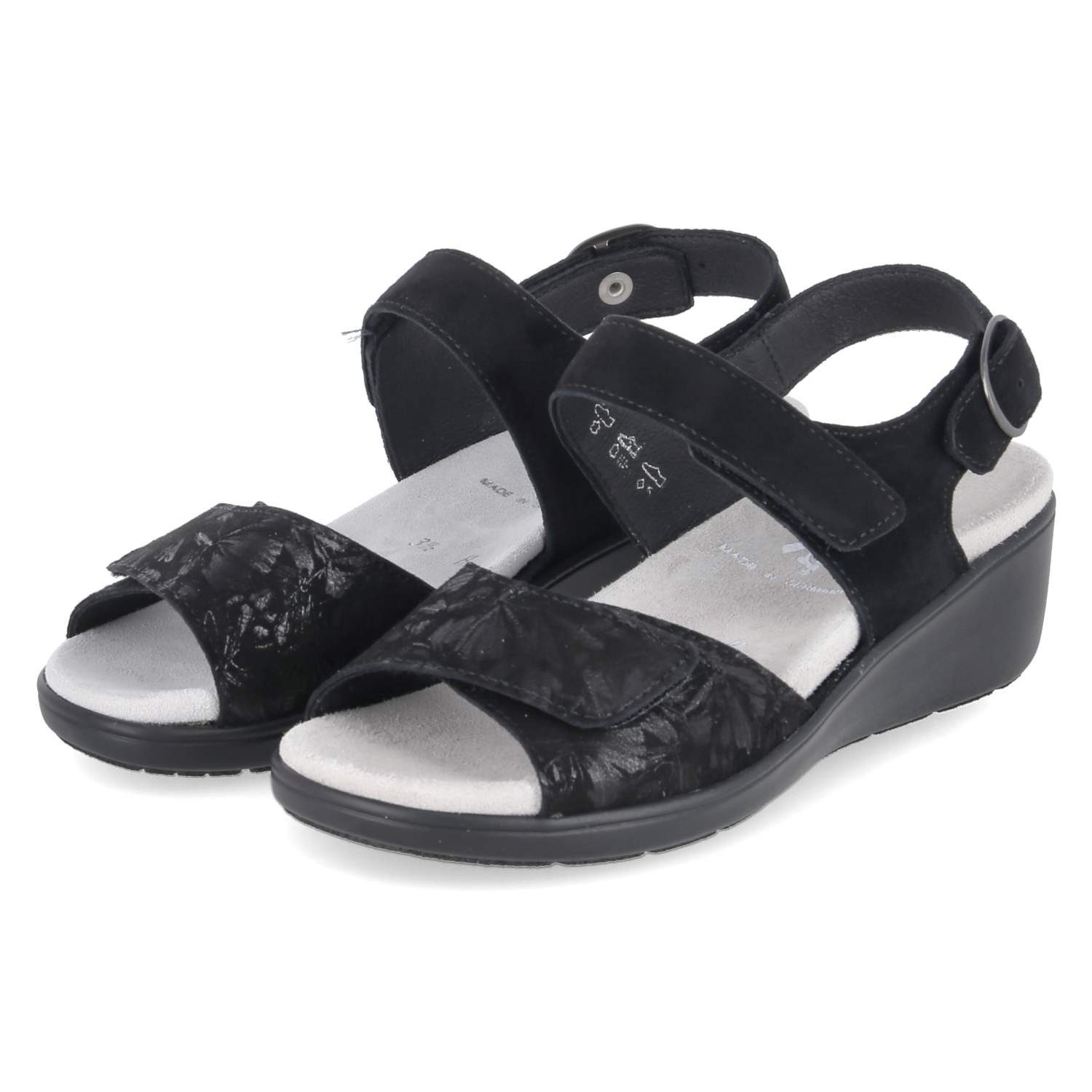 Semler Semler R9045868/001 SP Damen Rauleder black Sandalette
