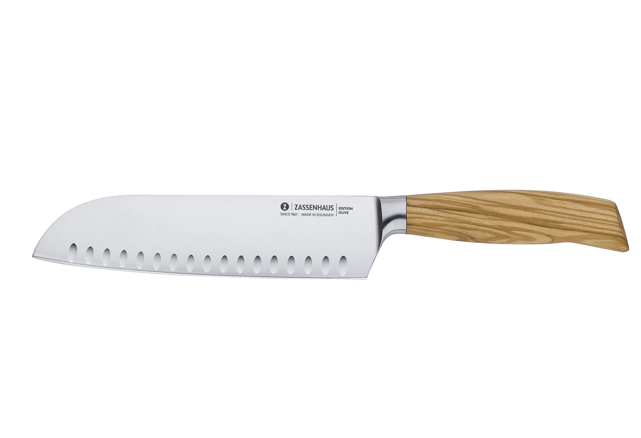 ZASSENHAUS Messerblock Küchenmesser Kochmesser Santokumesser 20cm Zassenhaus EDITION OLIVE