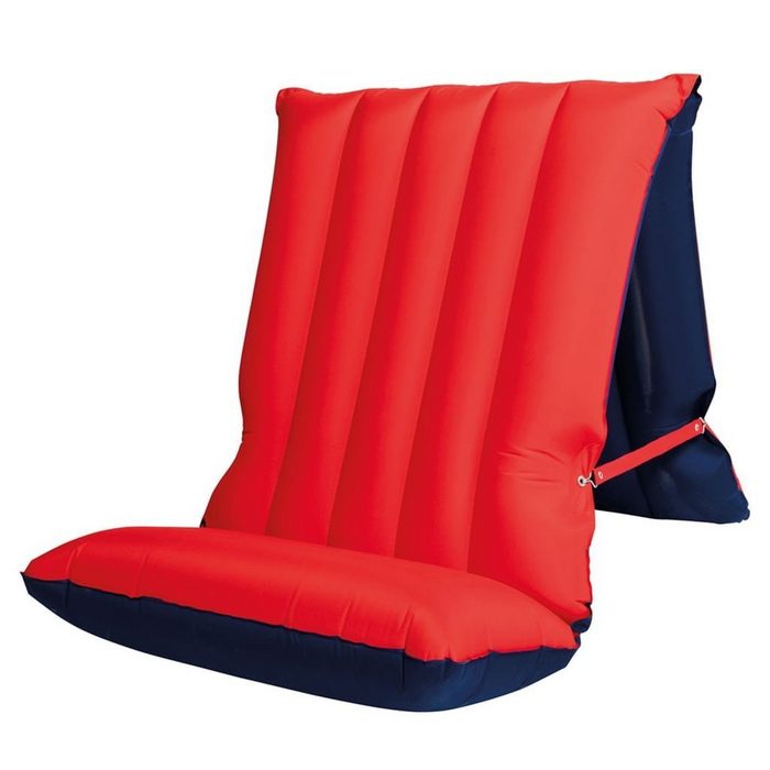 Wehncke Luftbett Sitz-/Luftmatratze 175x54 cm Rot und Blau