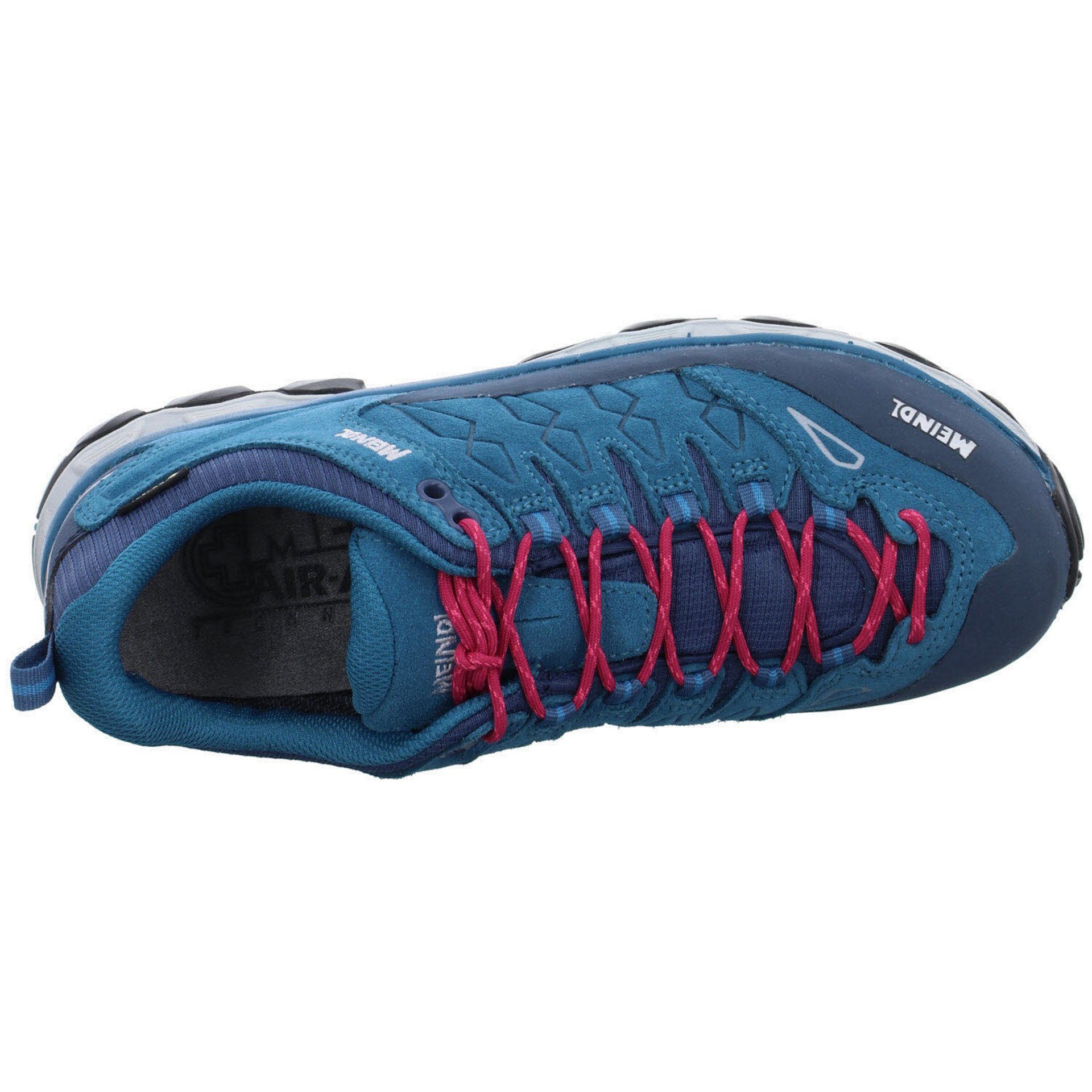 Meindl Damen Outdoorschuh PETROL/MAGENTA Schuhe Outdoor Leder-/Textilkombination