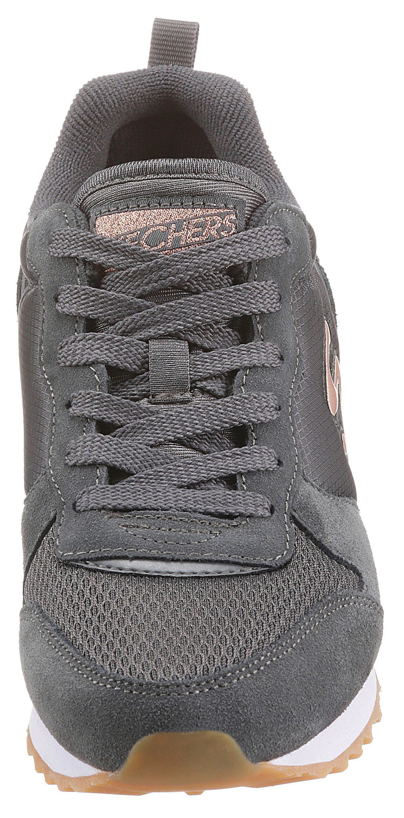 Skechers OG 85 - komfortabler Memory Sneaker GOLDN mit Air-Cooled GURL Foam Ausstattung grau
