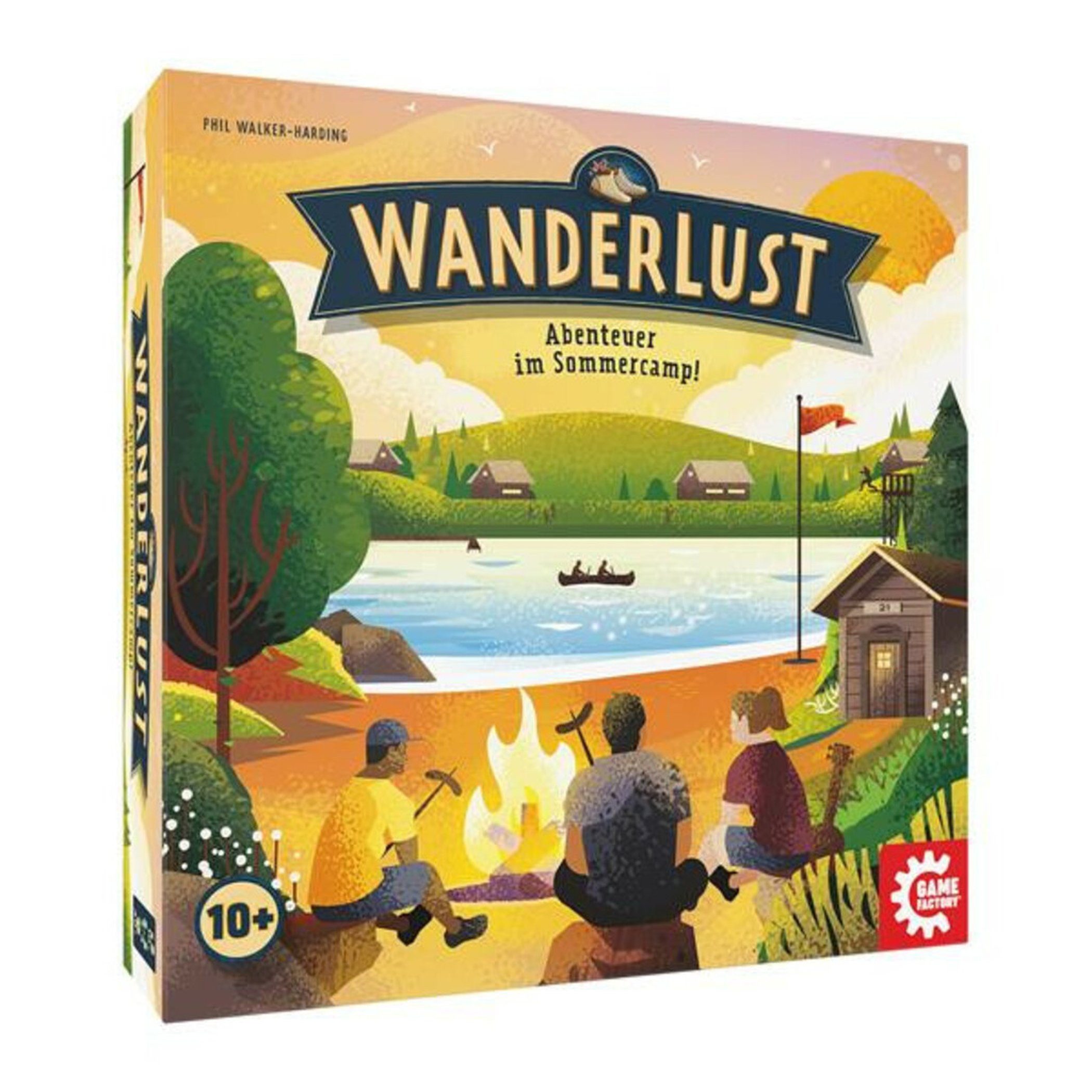 Game Factory Spiel Wanderlust: Abenteuer im Sommercamp Strategie-Brettspiel