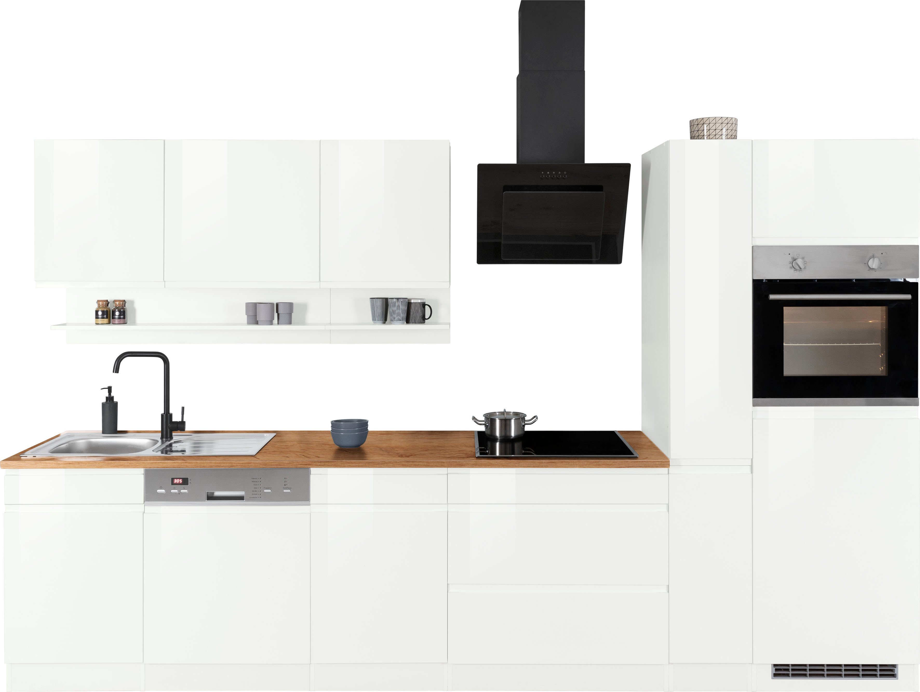 KOCHSTATION Küchenzeile KS-Virginia, Breite 330 cm, günstig online kaufen