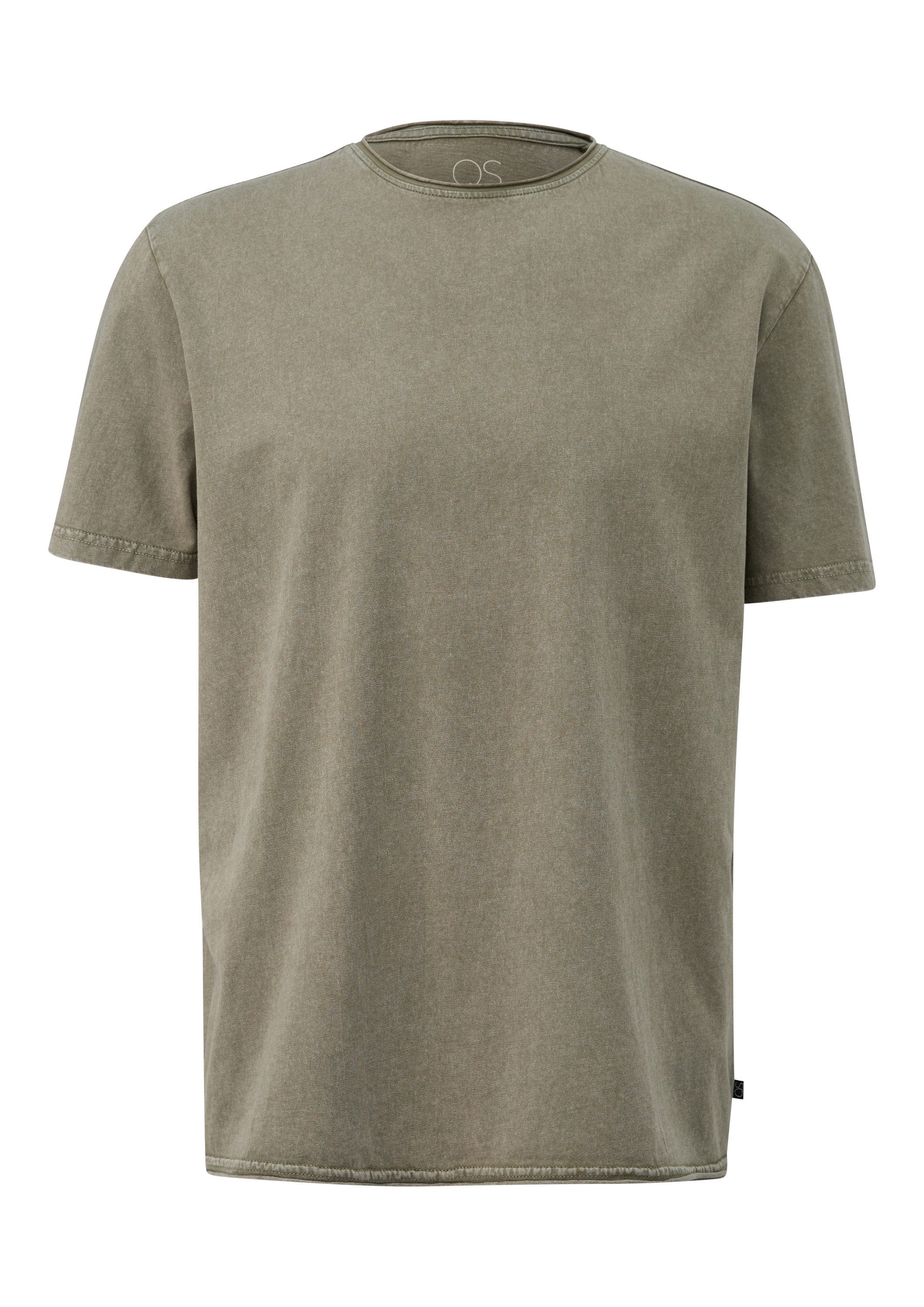 QS Kurzarmshirt T-Shirt Gewaschenes T-Shirt mit günstig online kaufen