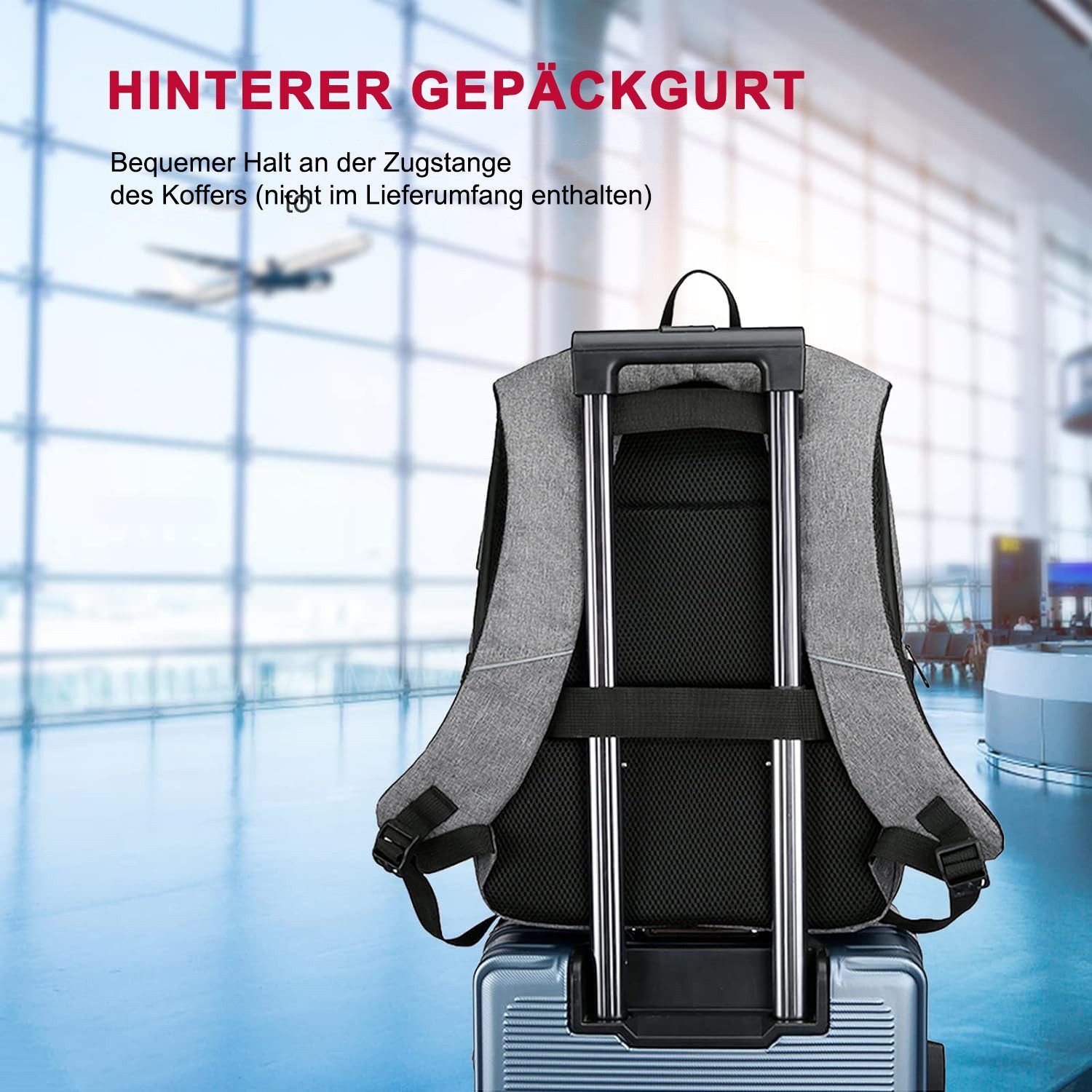 REDOM Laptoprucksack Laptop Rucksack Rucksäcke Schulrucksack günstig online kaufen