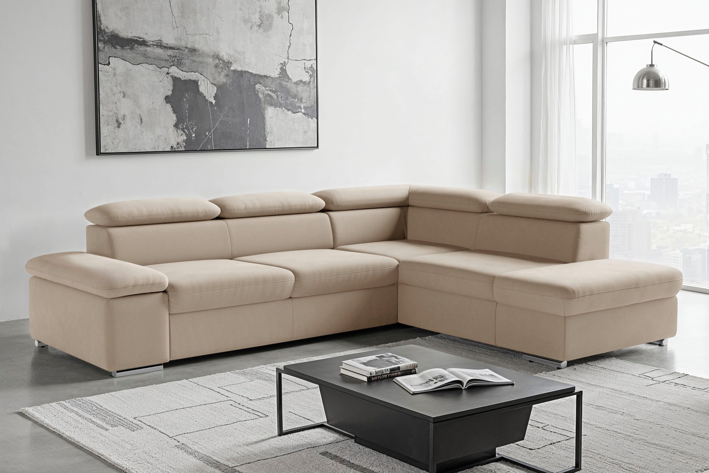 sit&more Ecksofa Valentine L-Form, B: 272 günstig online kaufen