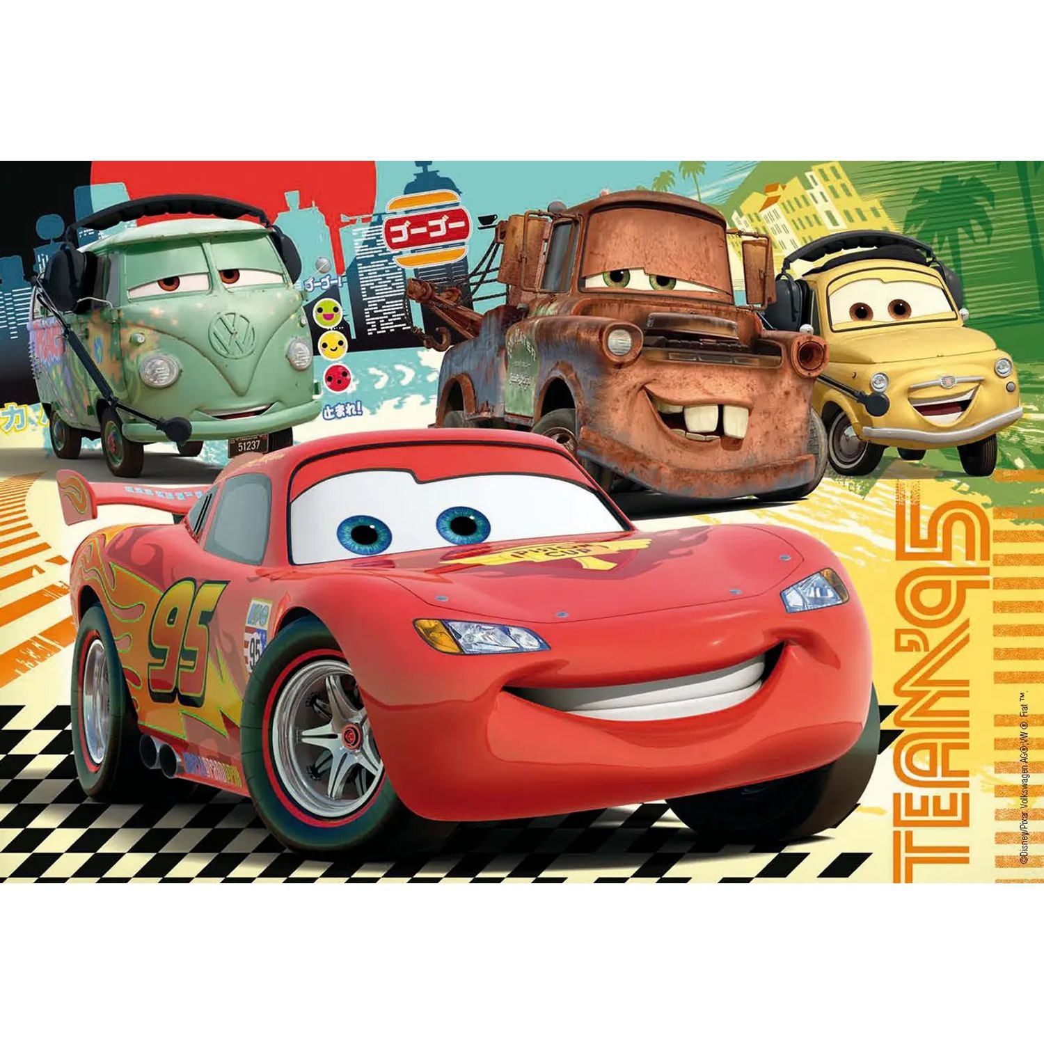 Ravensburger Puzzle Kinderpuzzle 2x24 Teile - Disney / Pixar Cars - Neue Abenteuer, 24 Puzzleteile