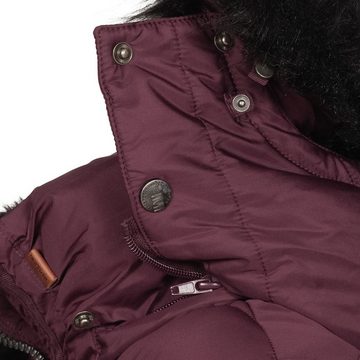 Navahoo Winterjacke Umay Pri mit kuschligem Teddyfell und abnehmbarer Kapuze