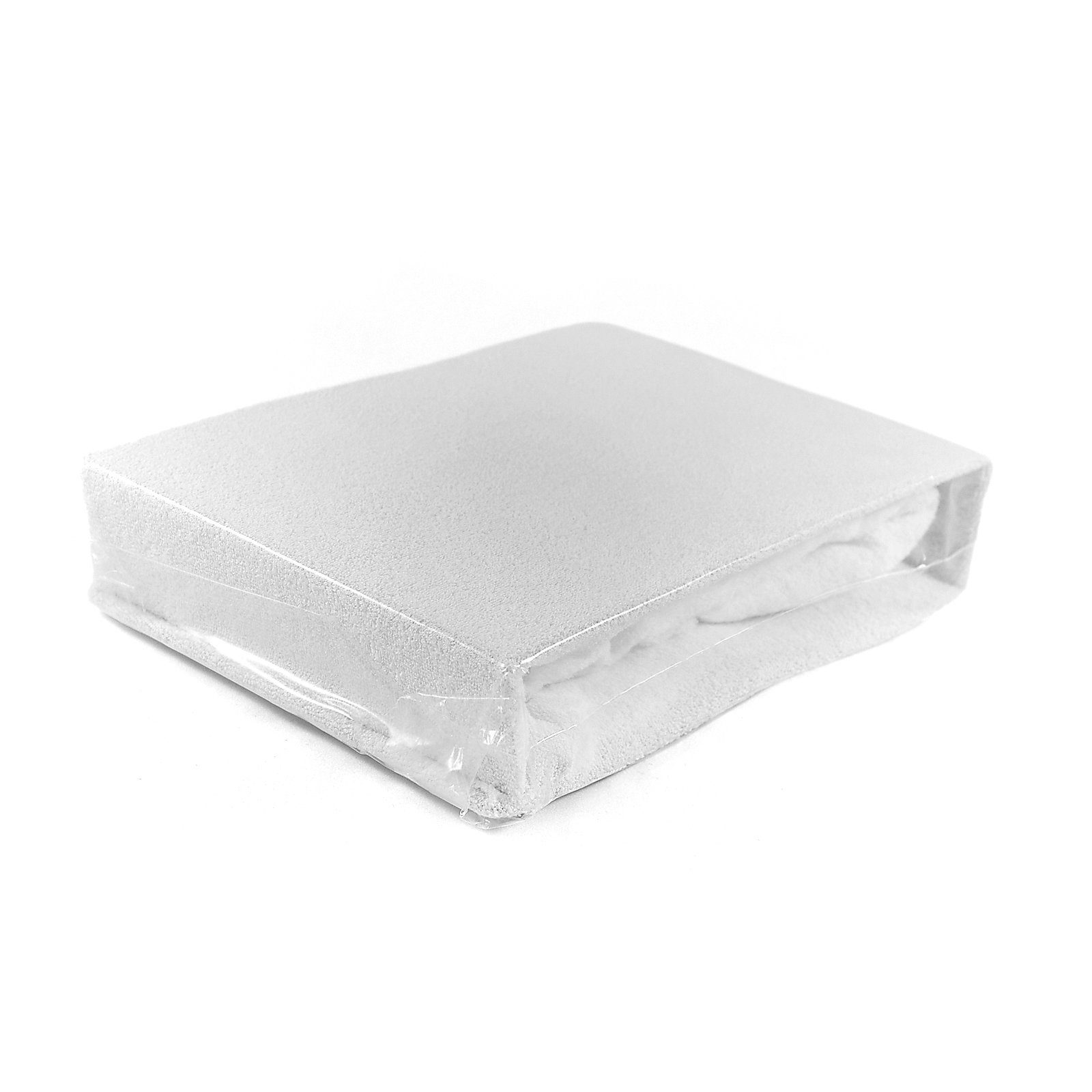 KiNDERWELT Spannbettlaken Frottee Spannbettlaken in WEIß 70 x 140 cm Laken, günstig online kaufen