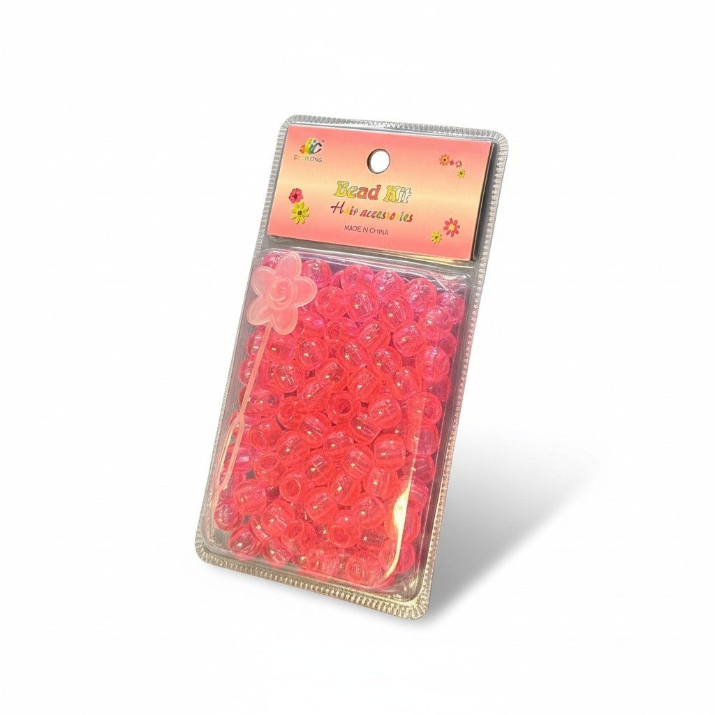 HC Haarspange Haarperlen 100 Stück – Bunte Flechtperlen für Braids & Dreadlocks