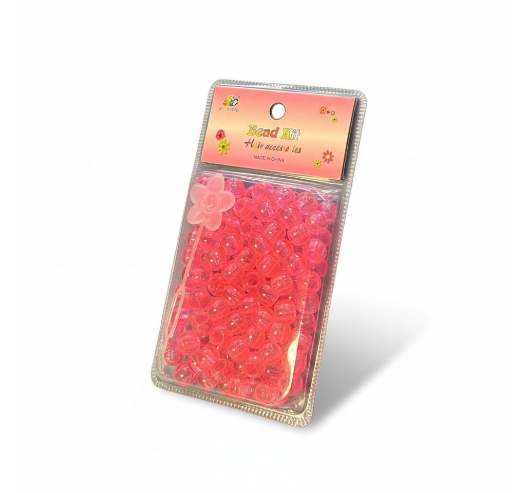 HC Haarspange Haarperlen 100 Stück – Bunte Flechtperlen für Braids & Dreadlocks