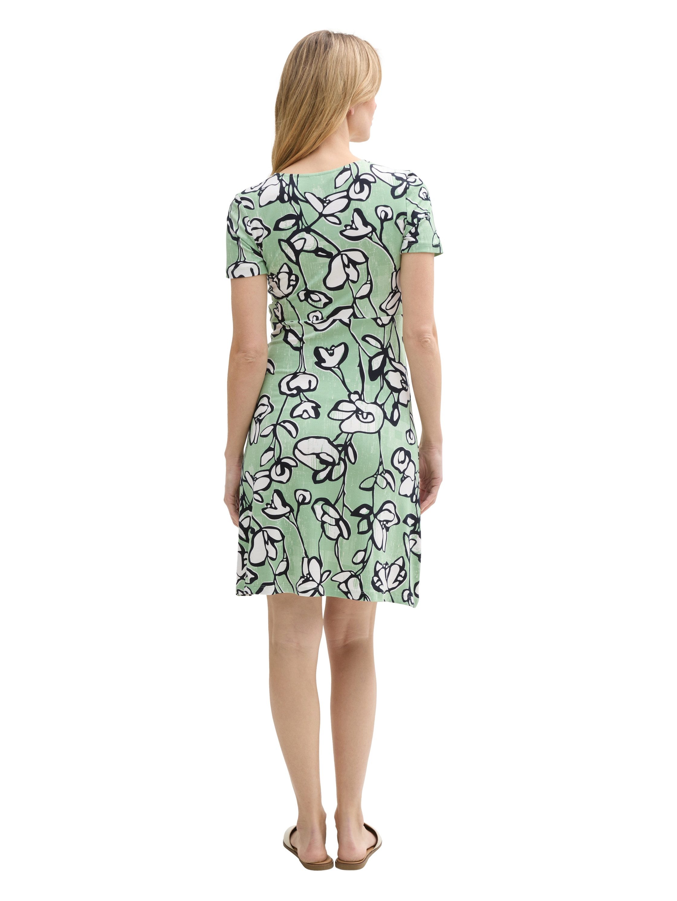 TOM TAILOR Sommerkleid mit All-Over Print günstig online kaufen