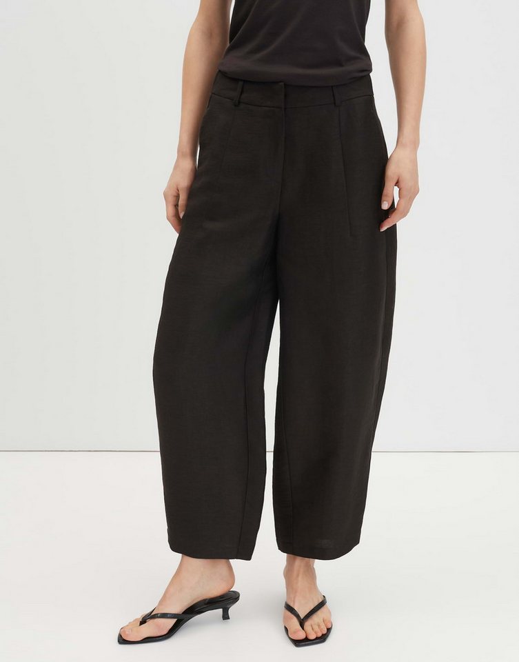someday Leinenhose CISILIA BARREL LINEN im Barrel Fit Ovale Beinlinie mit verdecktem Zip-Fly