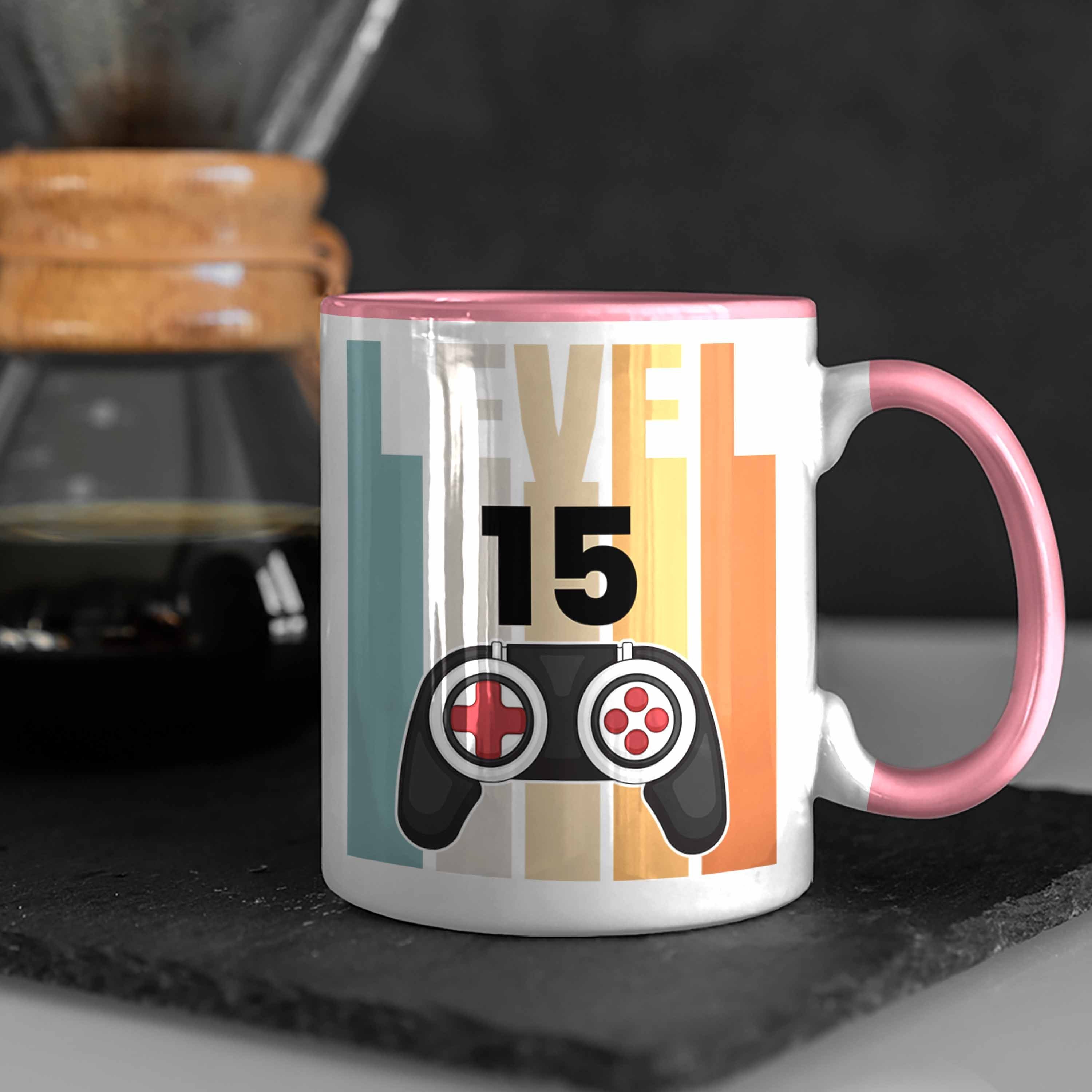 Gamer Tasse zum - Jungs Trendation Jungen Geburtstag Rosa Trendation 15. Geschenkidee Tasse