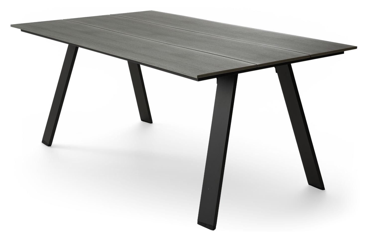 Gartentisch SOHO, Grau, Aluminium, Polywood, B 170 x T 100 cm