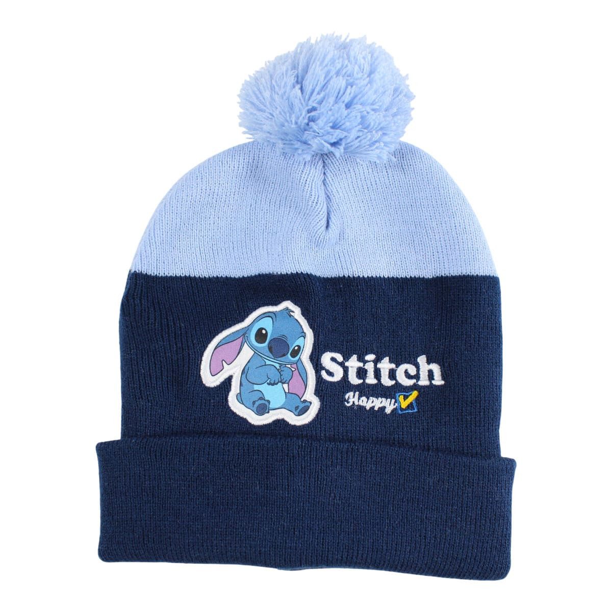 Disney Fleecemütze Disney Stitch Set 3tlg Set Wintermütze Snood Handschuhe Gr. 54/56 (Spar-Set, 3-St)