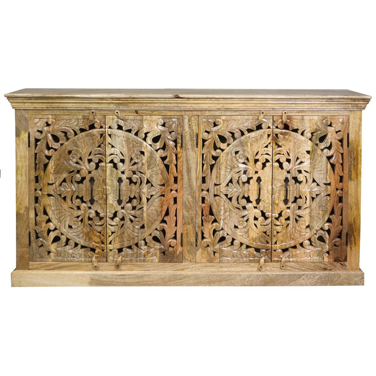 Oriental Galerie Unterschrank Indien Sideboard Saira Natur 160 cm