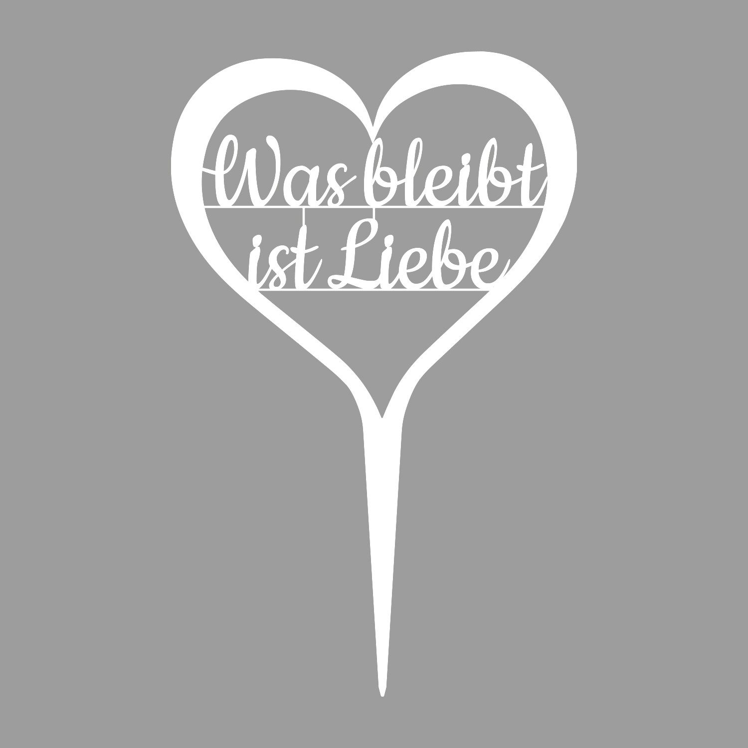 Deko-Buchstaben Grabstecker Trauerschmuck Friedhof Grabschmuck Grabstelle Deko