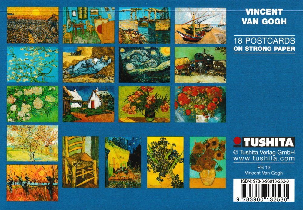 Postkarte nbuch Vincent van Gogh hochwertigen Motiven mit 18