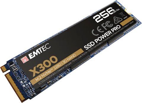 EMTEC X300 Power Pro SSD interne SSD (256 GB) 1700 MB/S Lesegeschwindigkeit, 1000 MB/S Schreibgeschwindigkeit