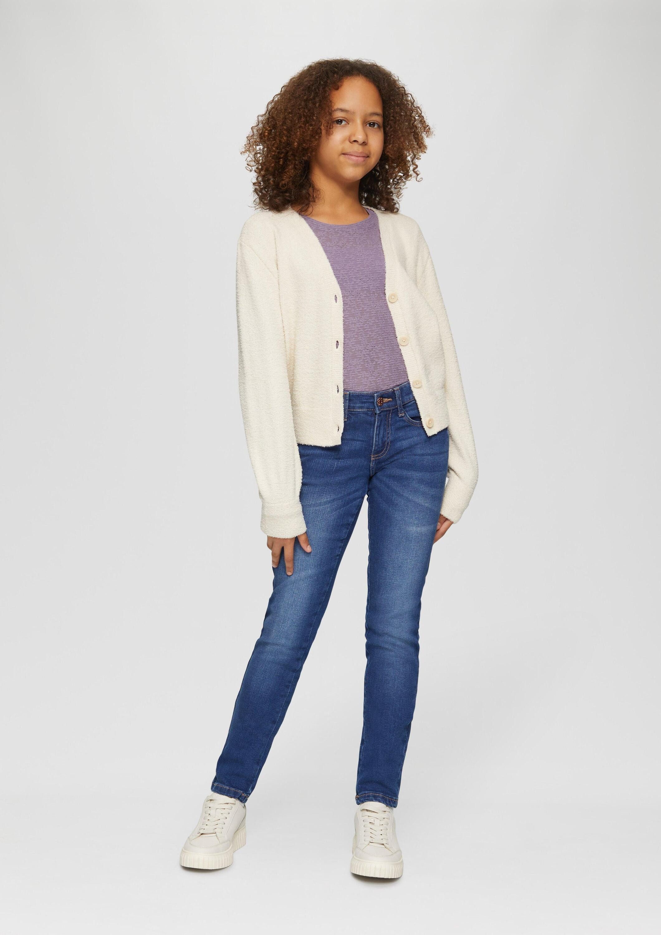 s.Oliver Slim-fit-Jeans Jeans-Hose SURI Jeans Suri / Regular Fit / Mid Rise / Slim Leg / Soft & warm inside