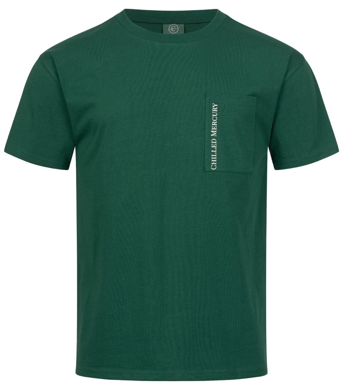 mit Rundhals - (2-tlg) Baumwolle Mercury Brusttasche Chilled T-Shirt Körperkomfort 3 Freizeit 2 Shirt