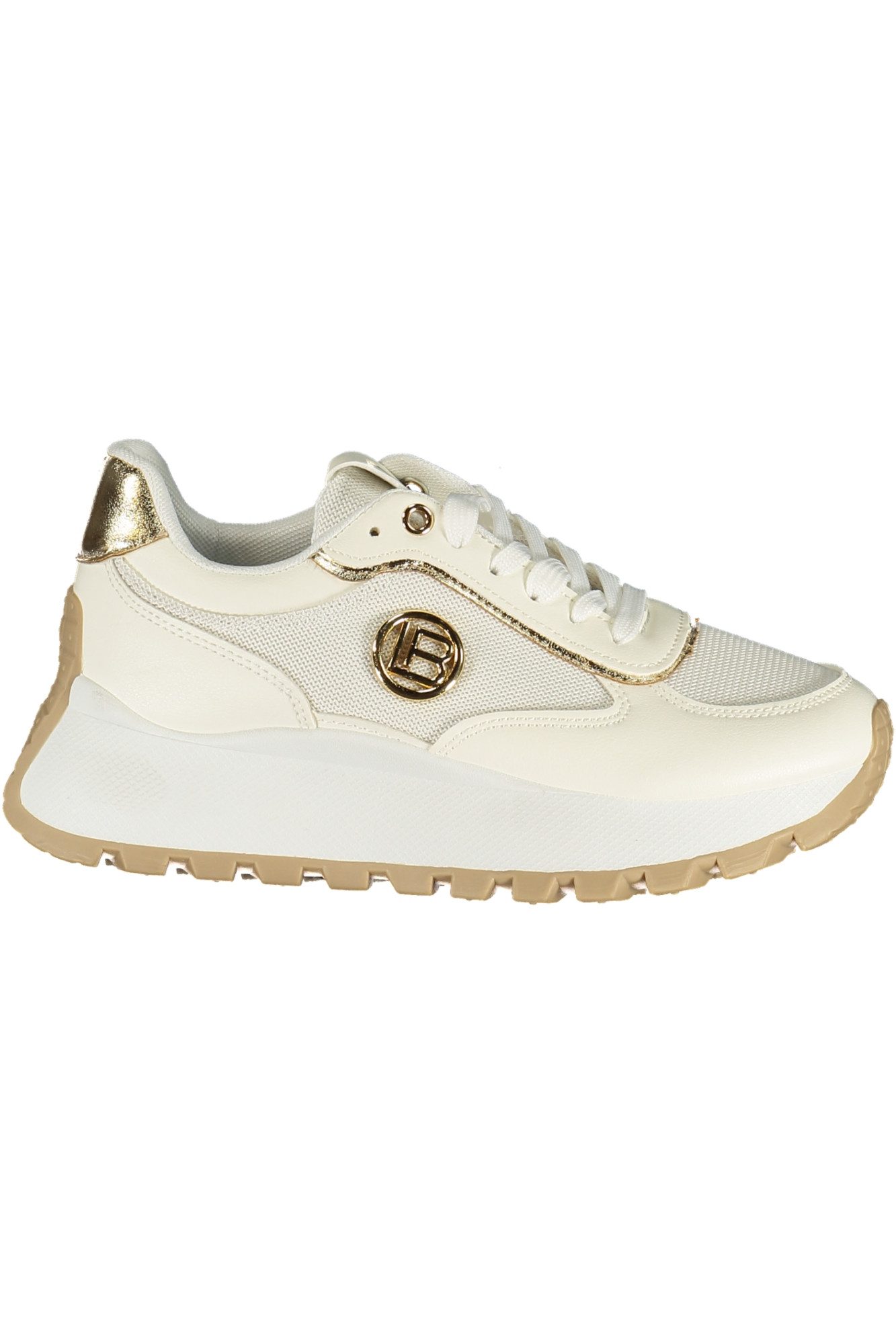 Laura Biagiotti Sneaker Damen-Sneaker Weiß mit Gold-Details und günstig online kaufen